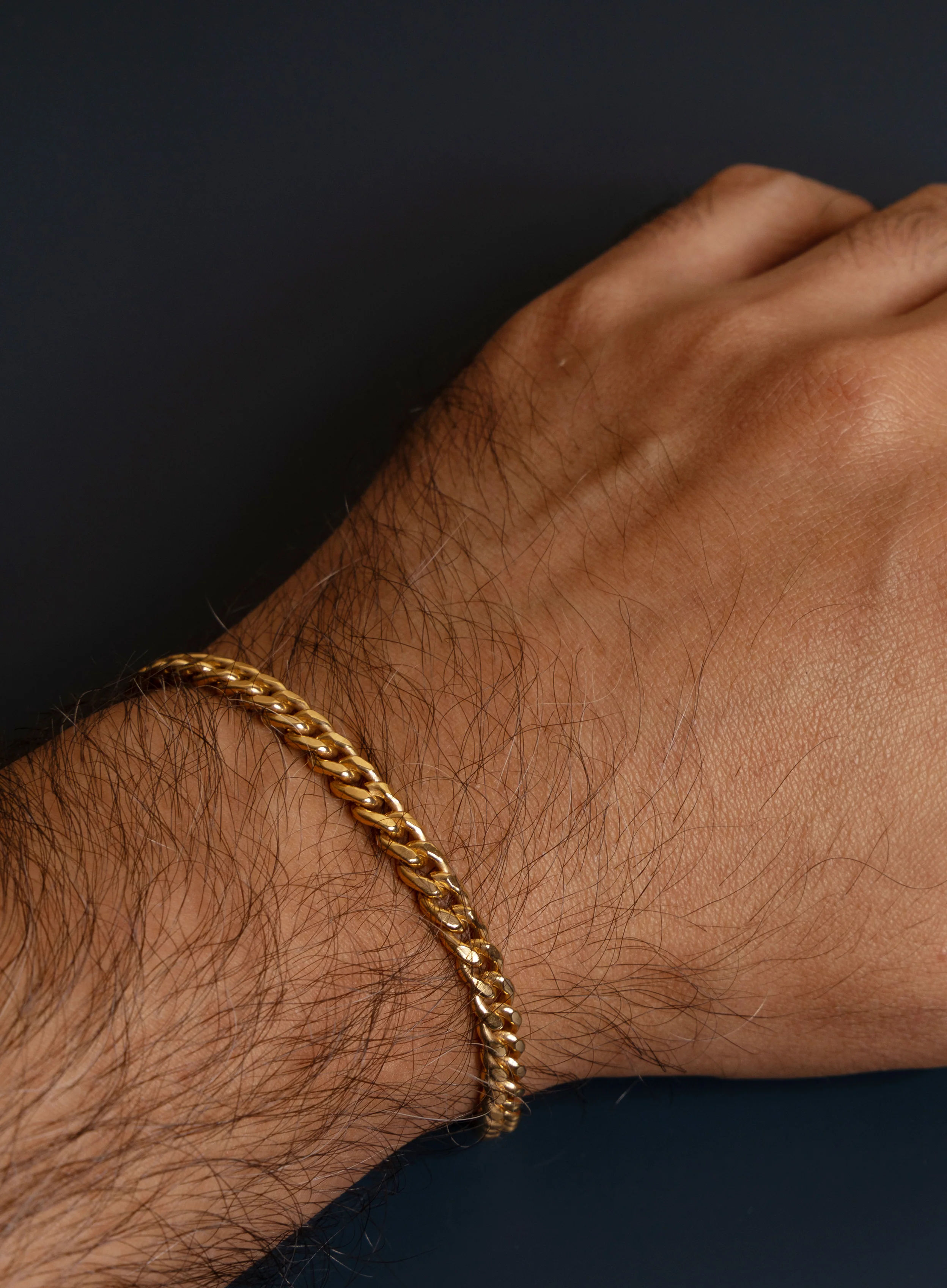 14K Gold Filled 5mm Cuban Chain Bracelet for Men - Image 6