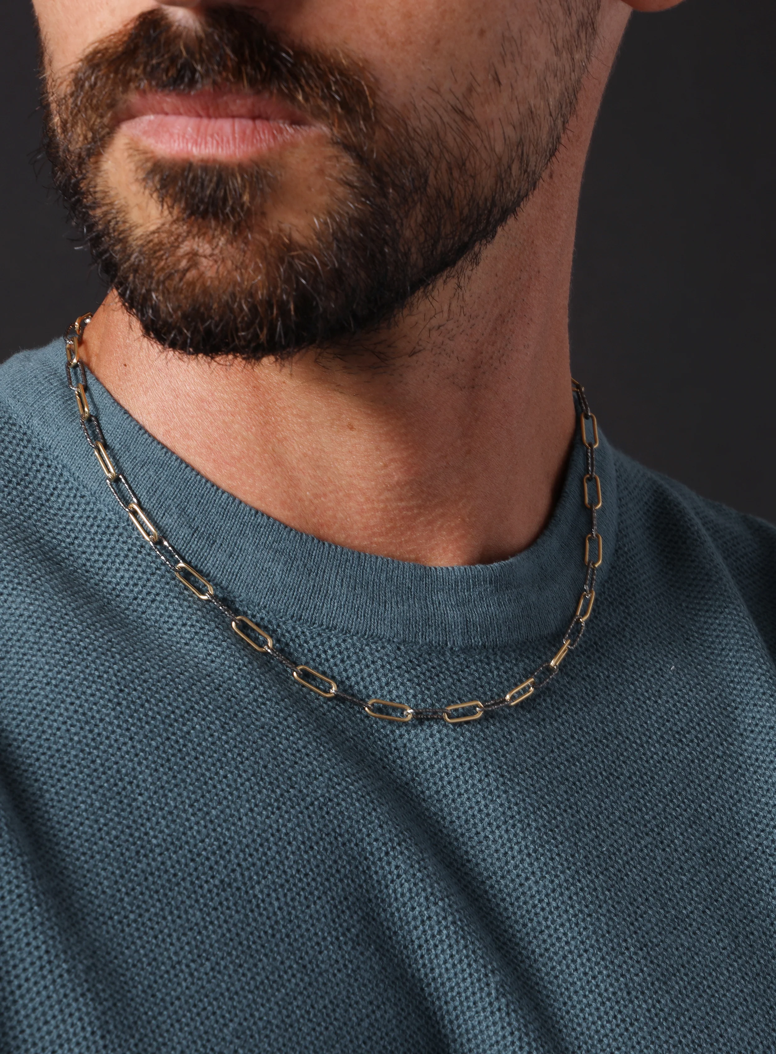 14k Gold Filled and Lasered Sterling Cable Chain - Image 7