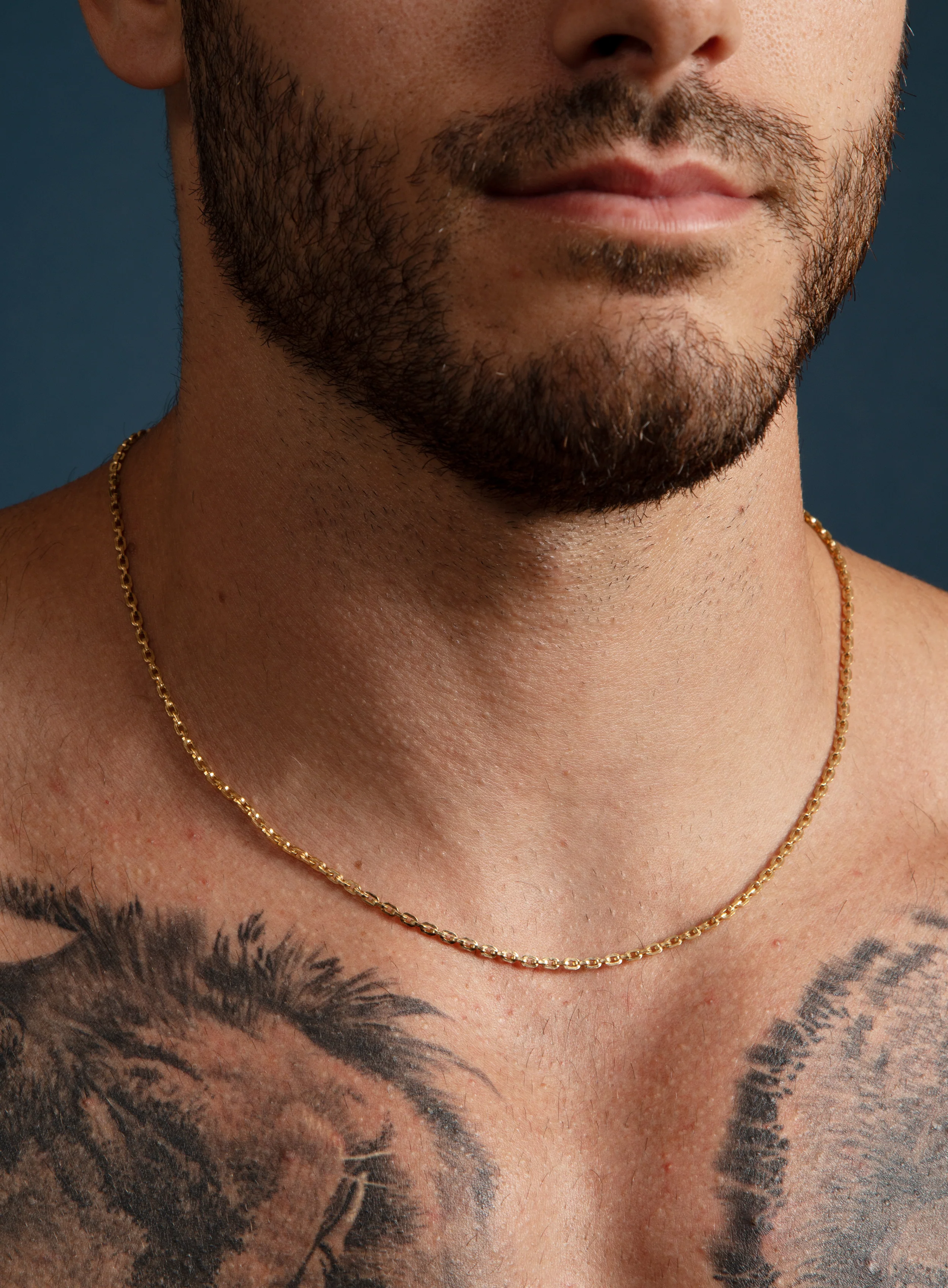 14K Gold Filled Cable Chain Necklace for Men - Image 3