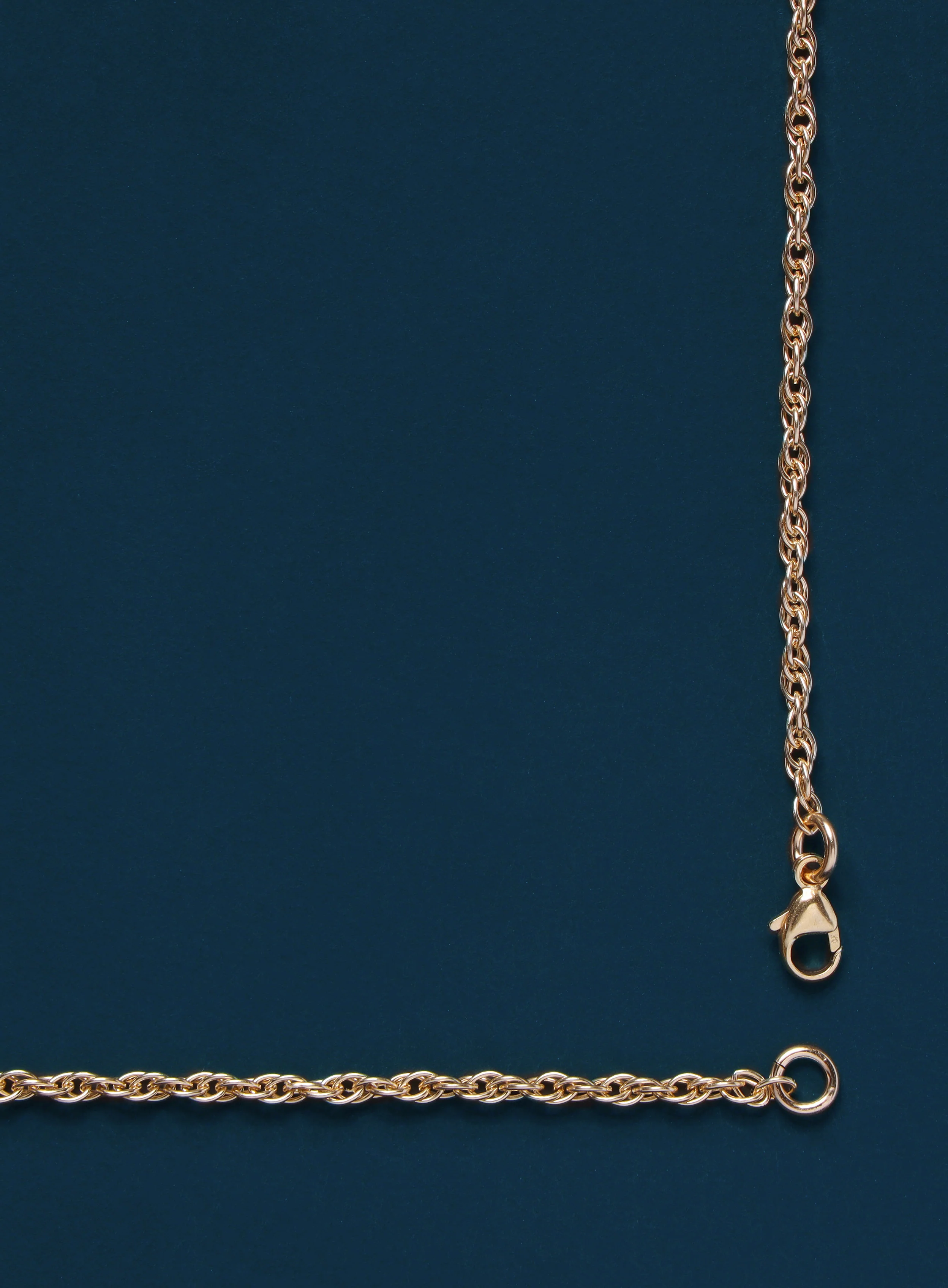 14k Gold Filled Rope Chain Necklace for Men - Image 5