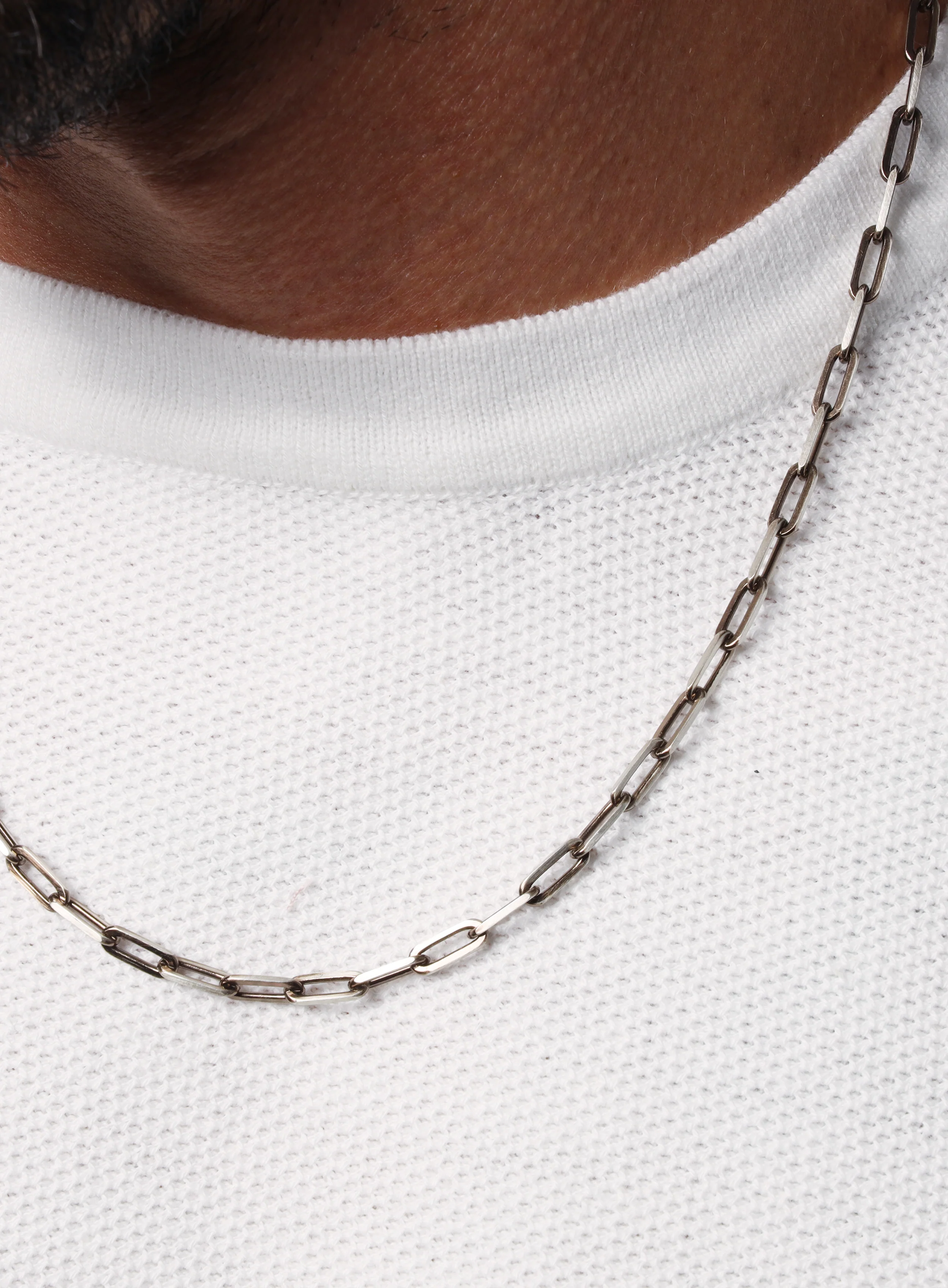 14k Oxidized Vermeil "Chocolate" Gold Elongated Cable Chain - Image 6