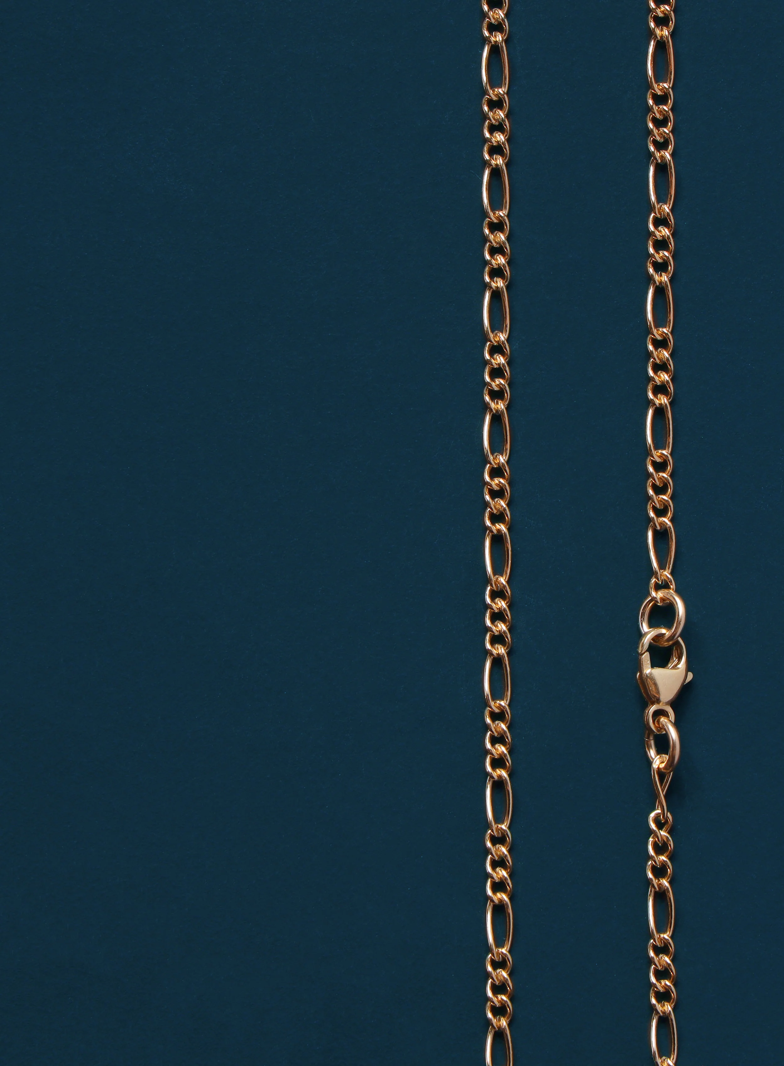 2.2mm 14k Gold Filled Figaro Chain Necklace for Men - Image 3