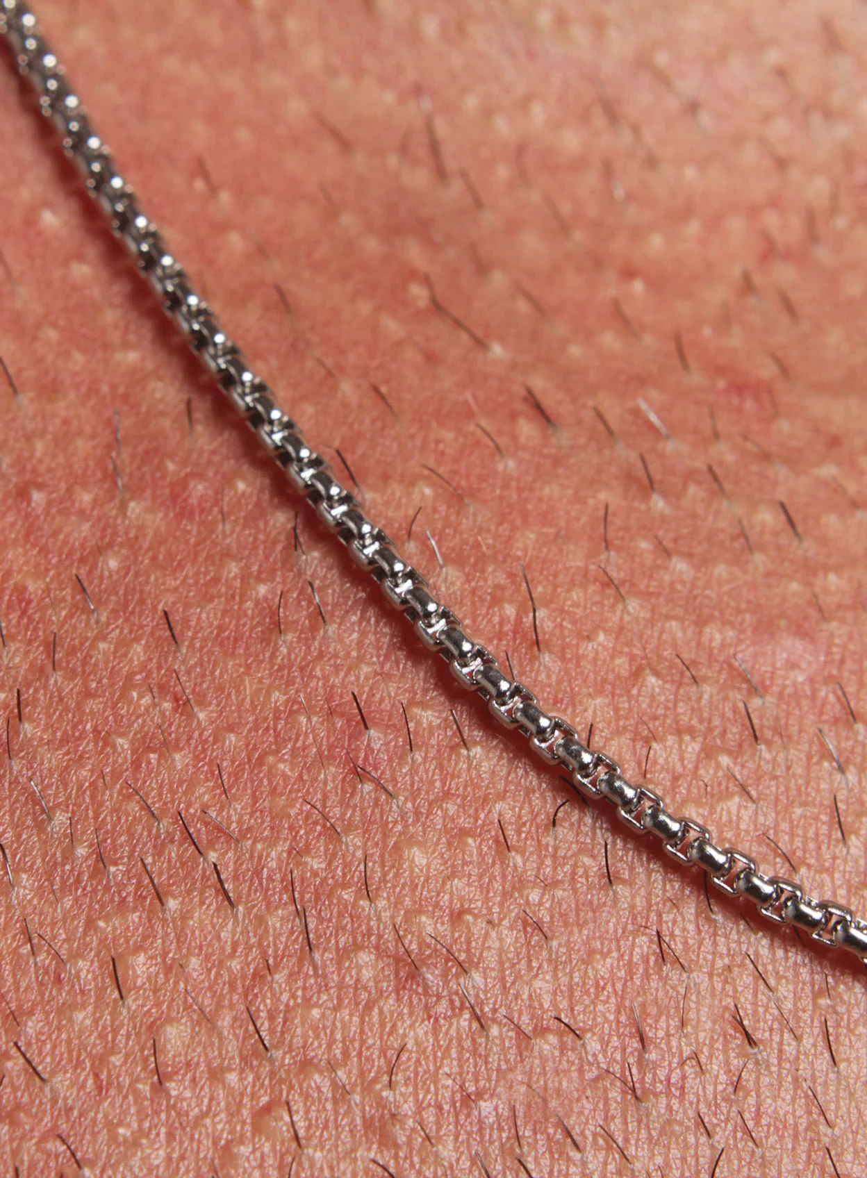 925 Sterling Silver Round Box Chain Necklace for Men - Image 6