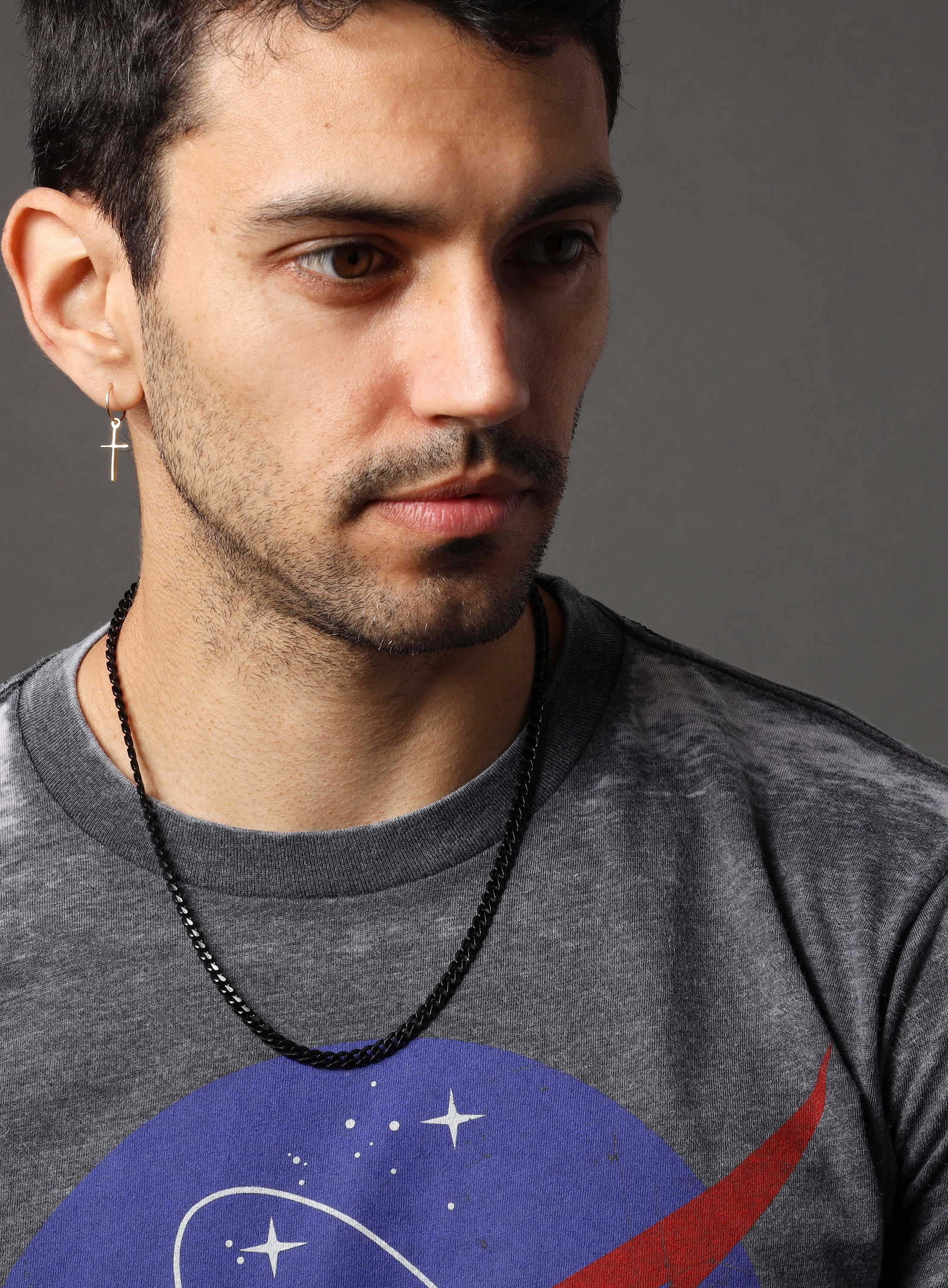 5mm wide Black Coated Stainless Steel Miami Cuban chain - Image 5