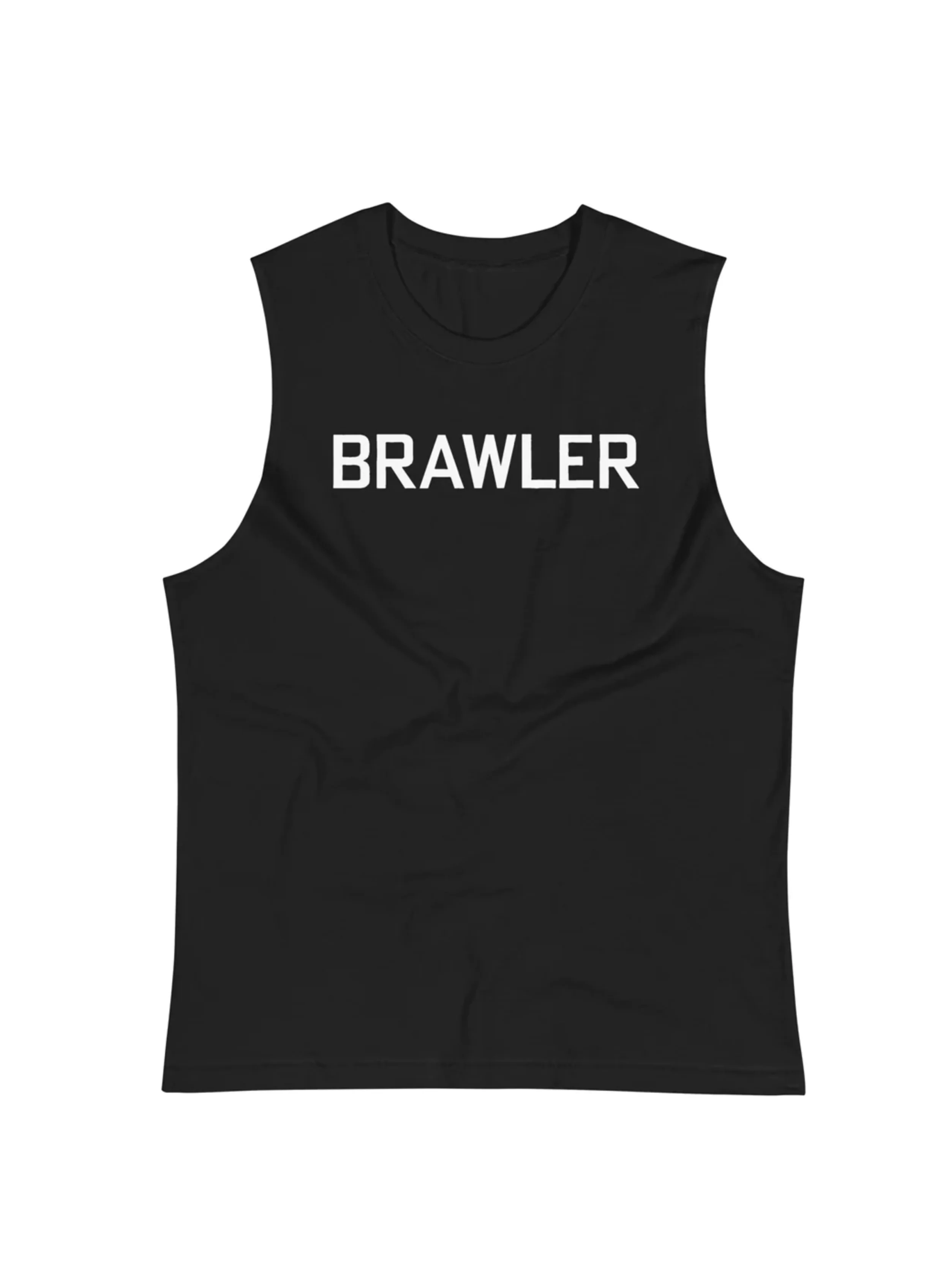 BRAWLER Black Muscle Shirt