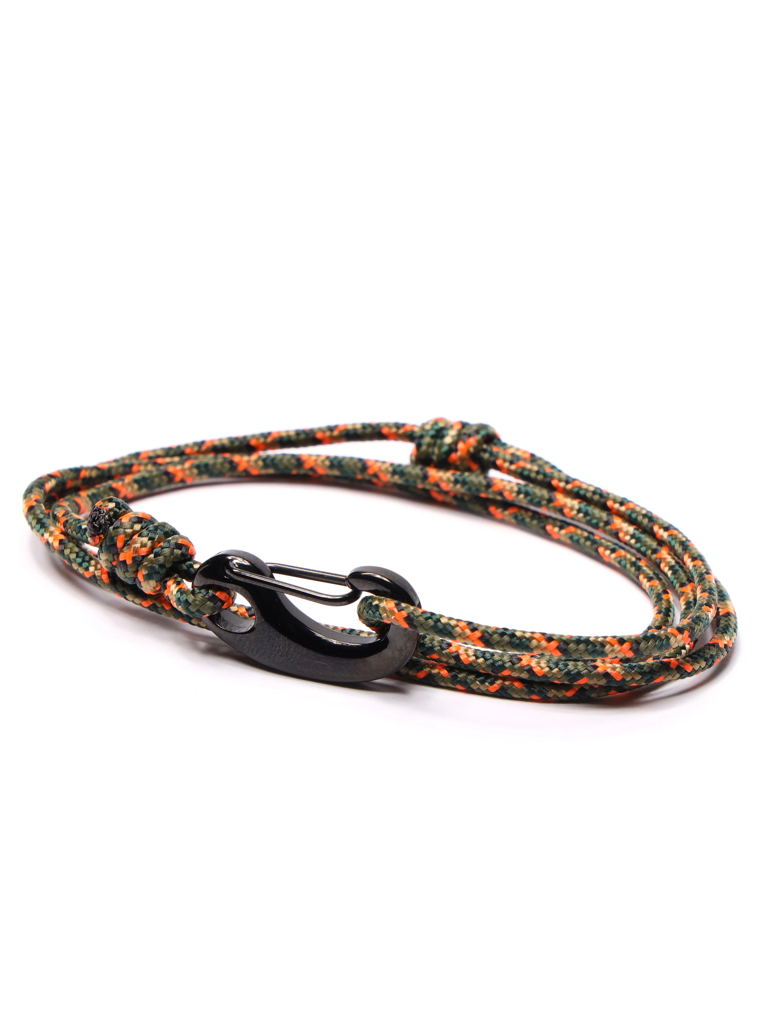 Camo Tactical Cord Bracelet for Men (Black Clasp - 011K) - Image 3