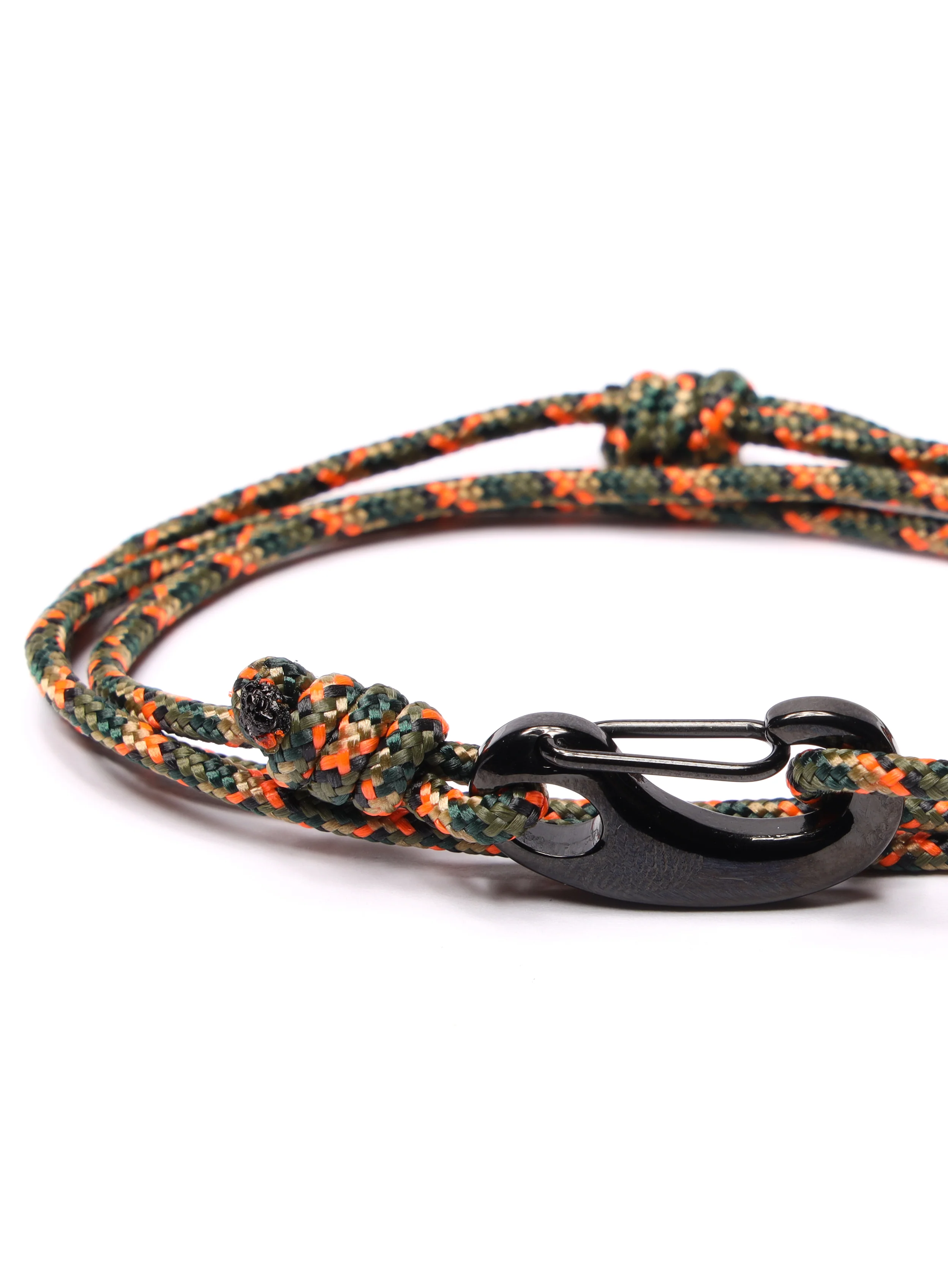 Camo Tactical Cord Bracelet for Men (Black Clasp - 011K) - Image 5