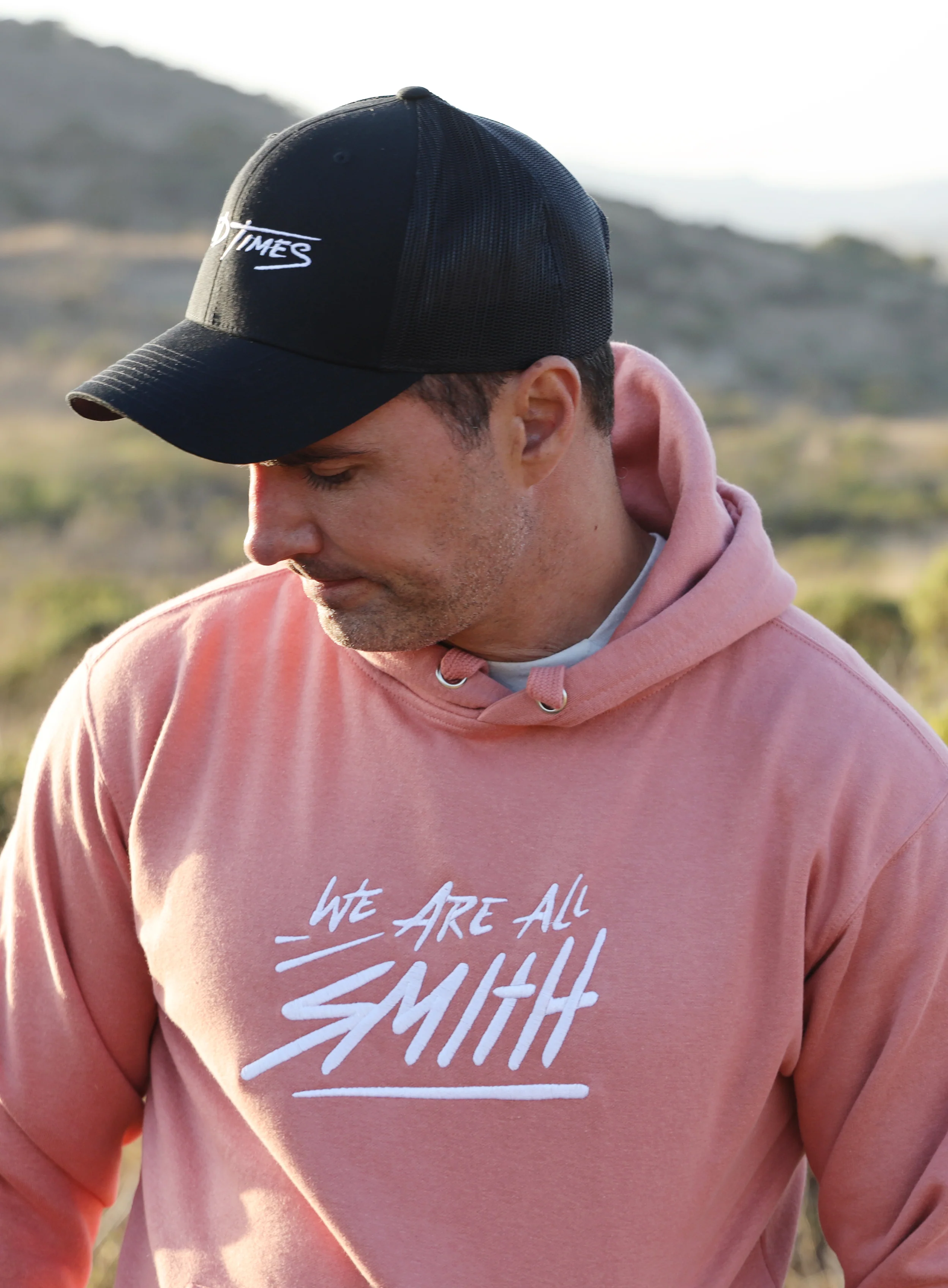 Dusty Rose WAAS logo Unisex Hoodie - Image 7