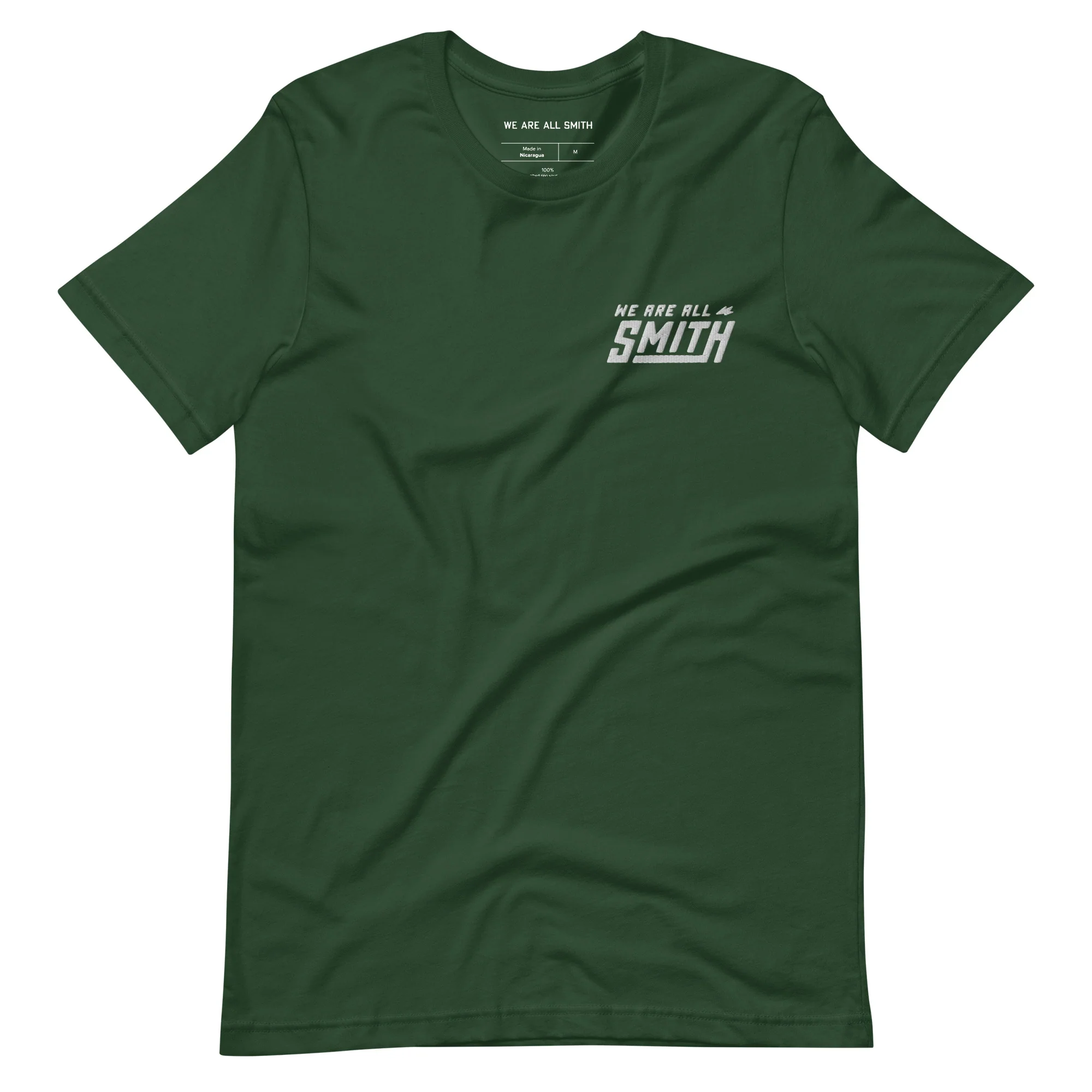 Emerald Green Embroidered WAAS logo Unisex t-shirt - Image 3