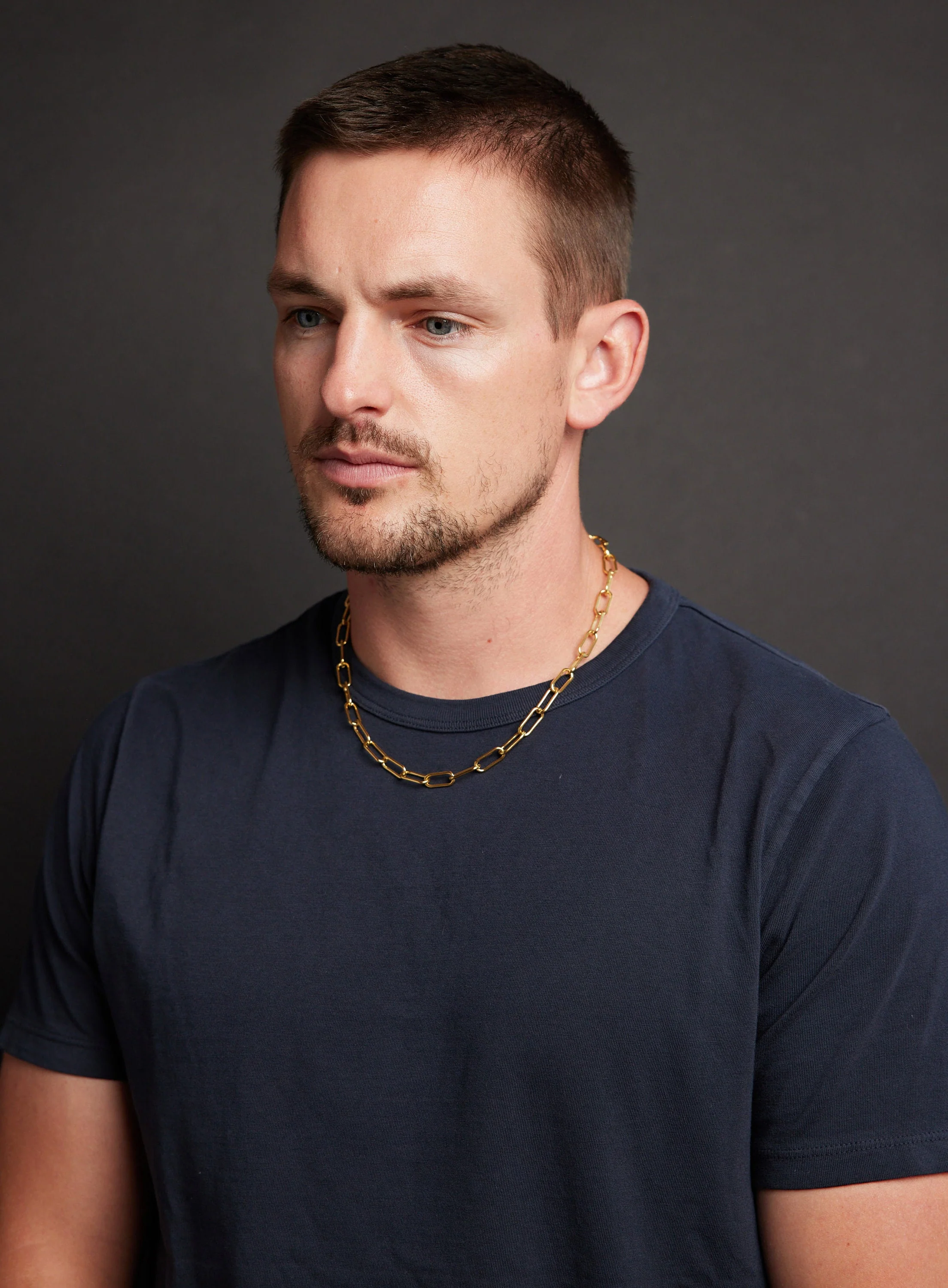 8mm Gold Men's Clip Cable Link Necklace Chain for Men - Image 5