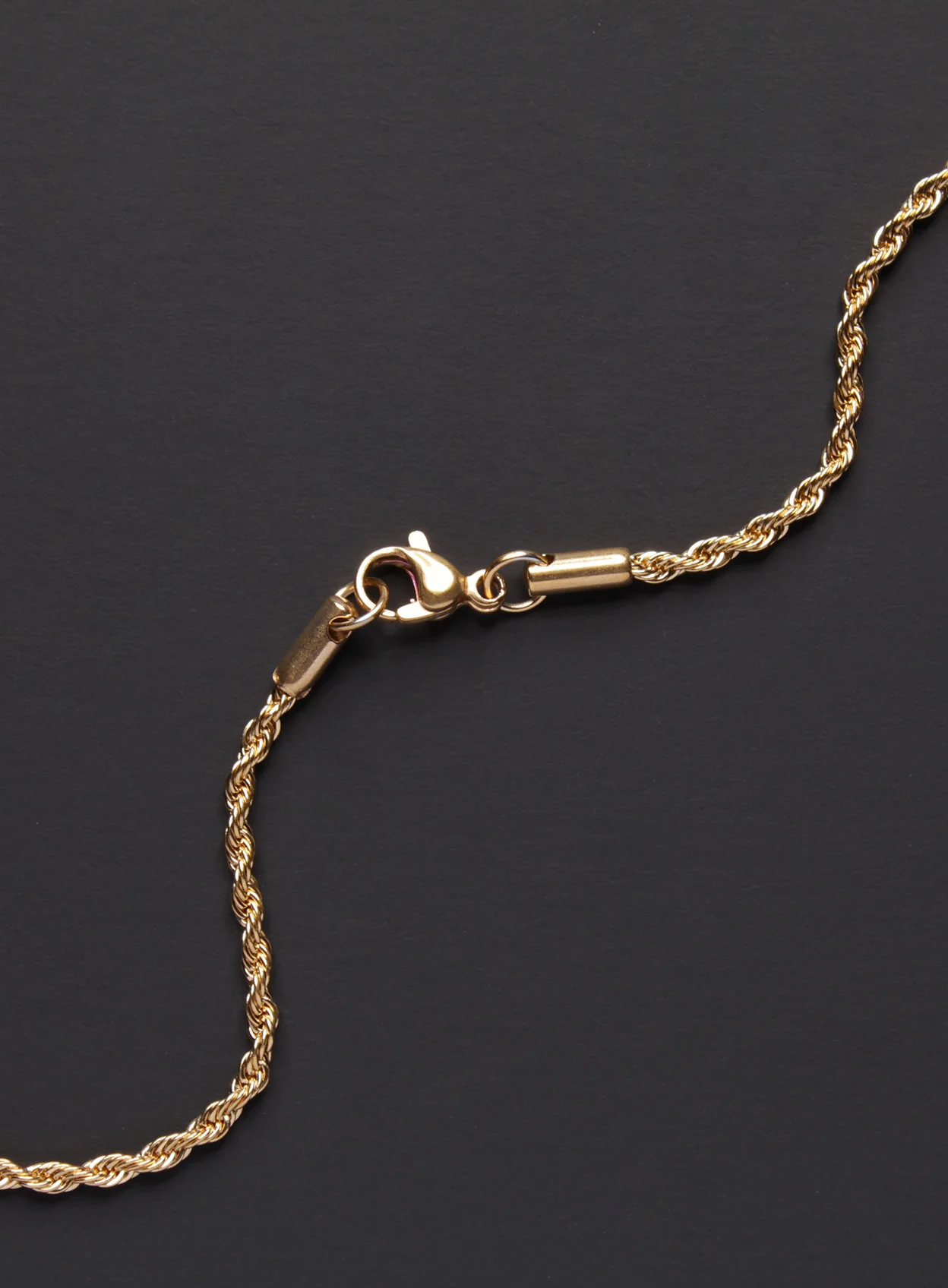 Gold Rope Chain Necklace for Men - Image 5