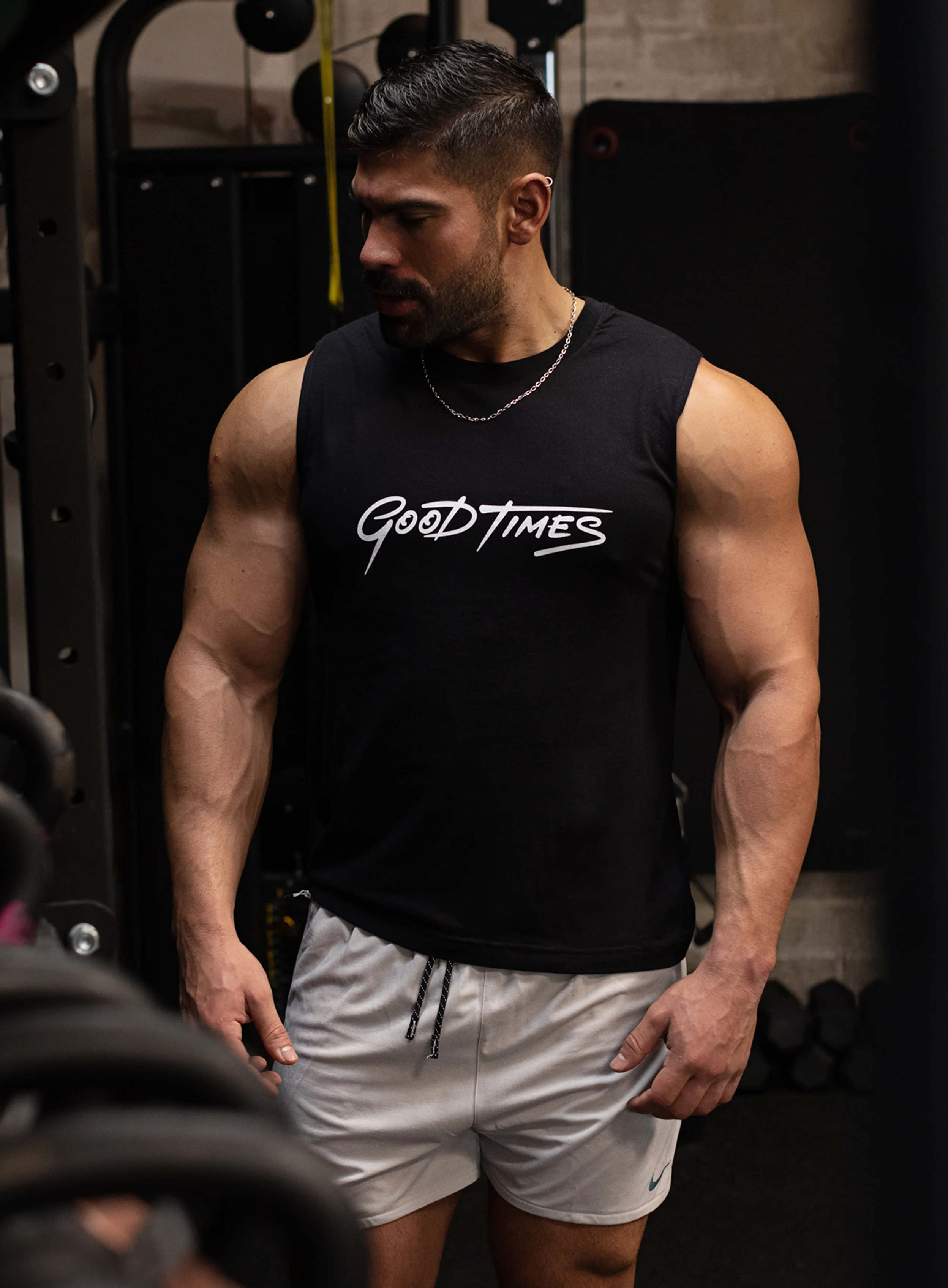 Good Times Black Muscle Shirt