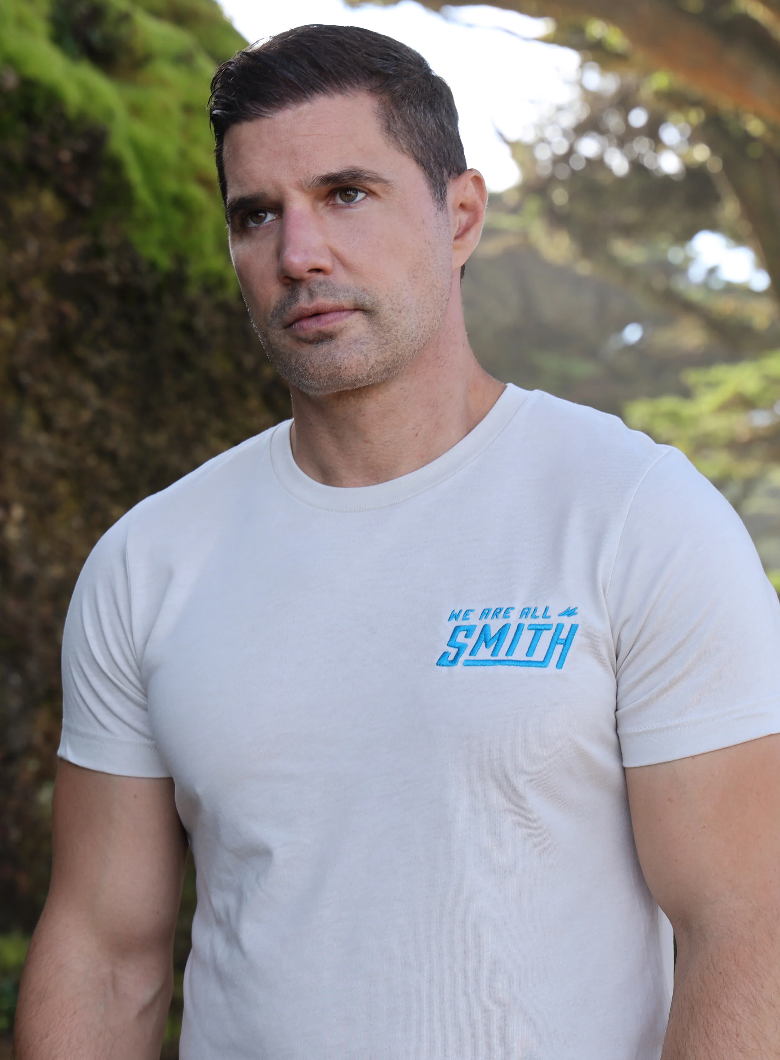 Heather Dust Blue WAAS logo Unisex t-shirt - Image 5