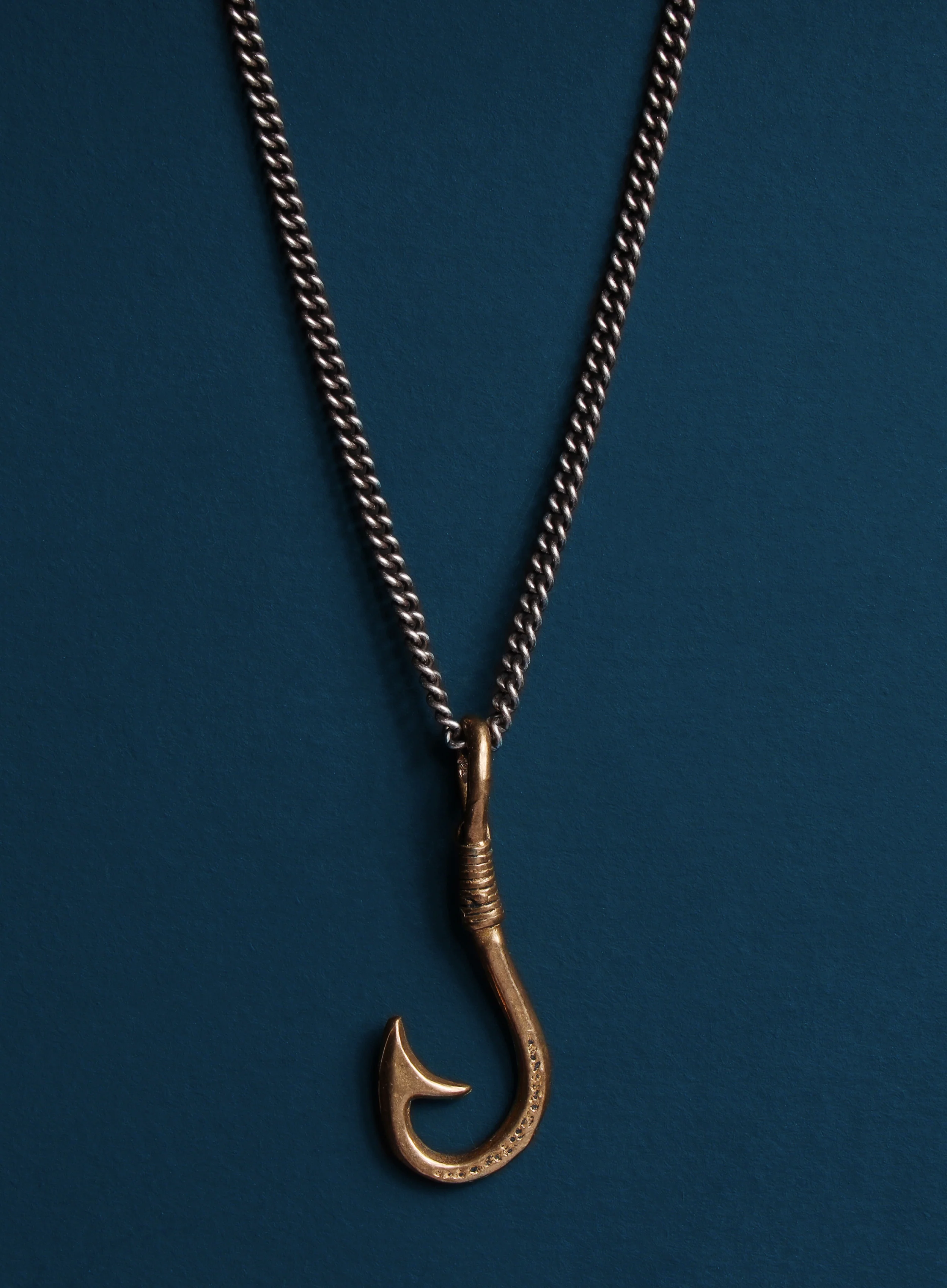 Bronze Hook Necklace for Men