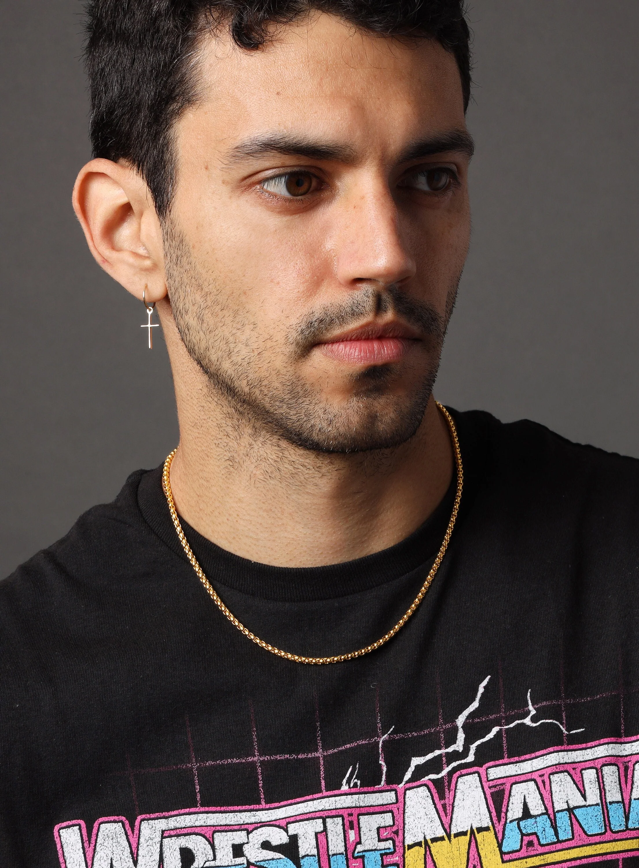 Men's 3mm Round Box chain
