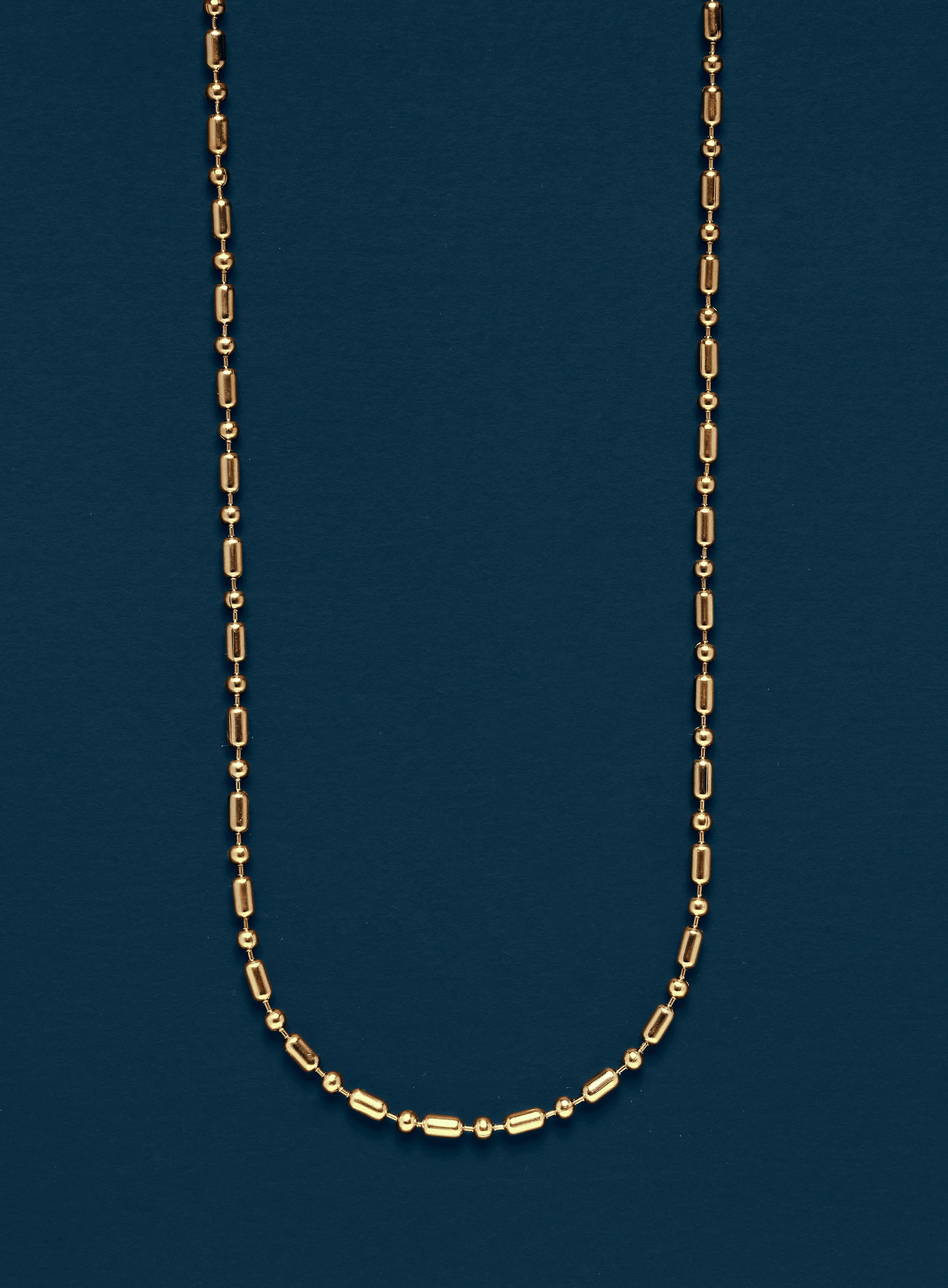 2.5mm 14k Gold Plated 316 Stainless Steel Minimalist Chain - Image 2