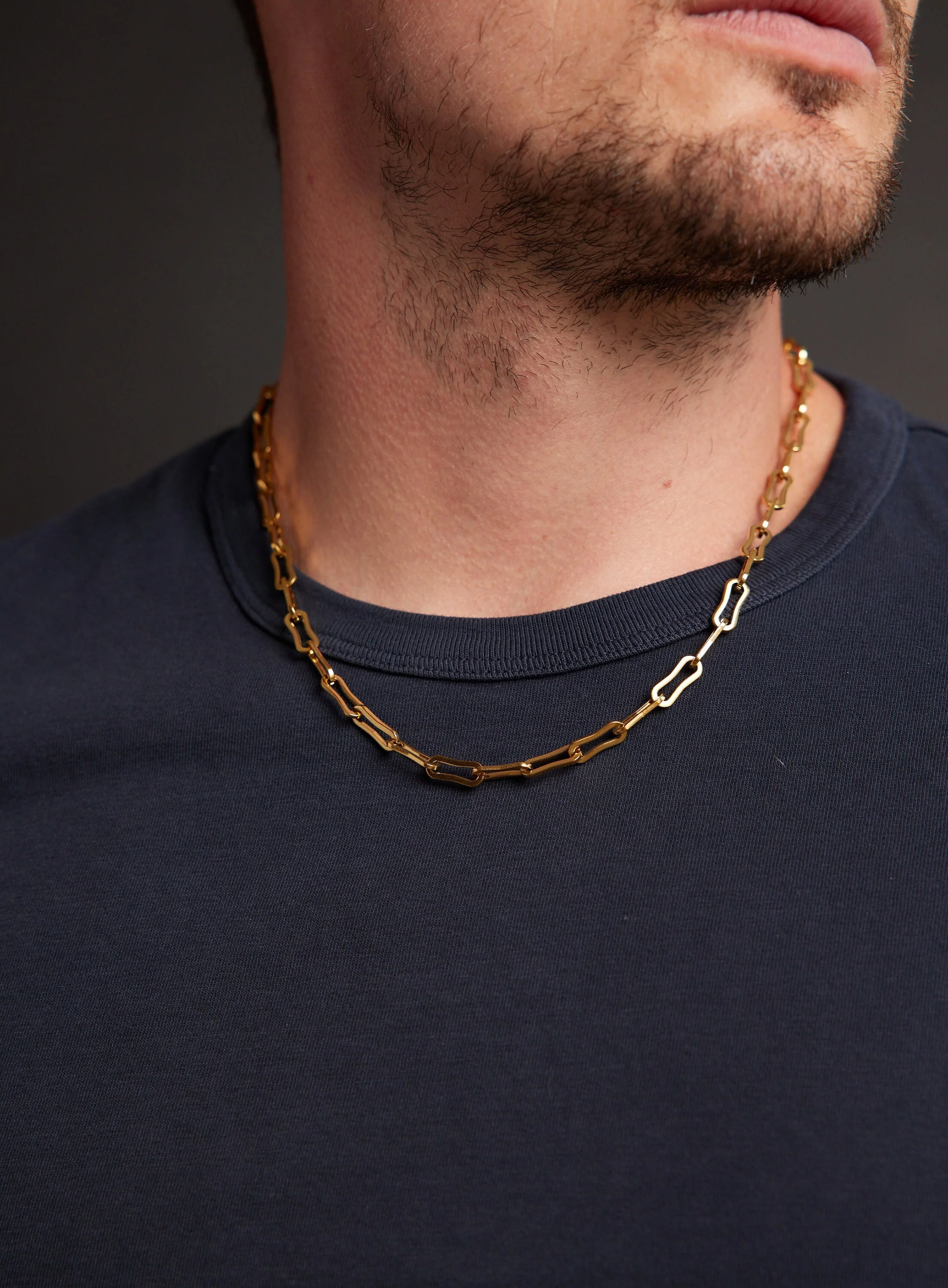 6mm Men's Gold Cable Necklace Chain