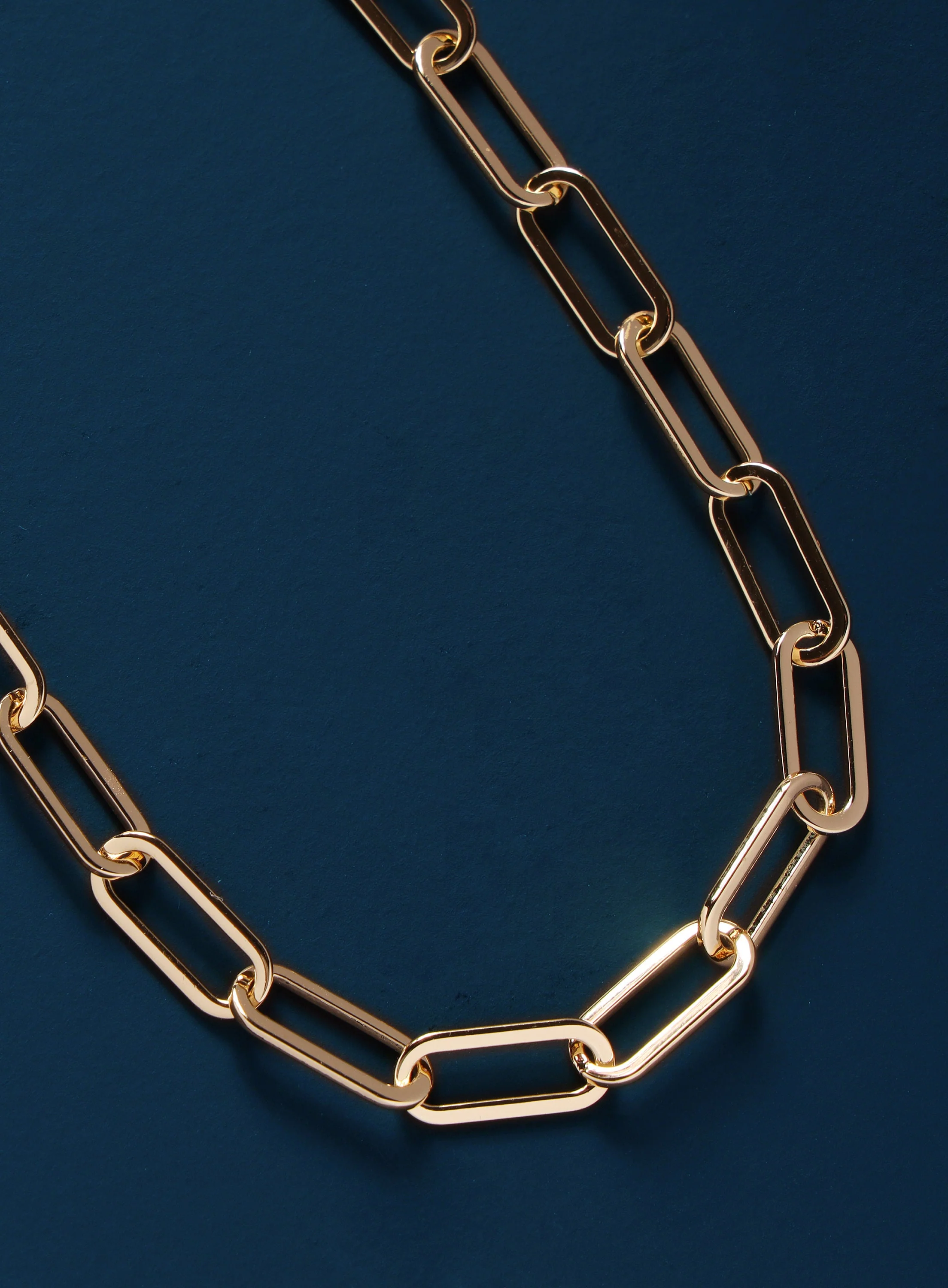 Large Clip 14k plated over 316L stainless steel chain - Image 4