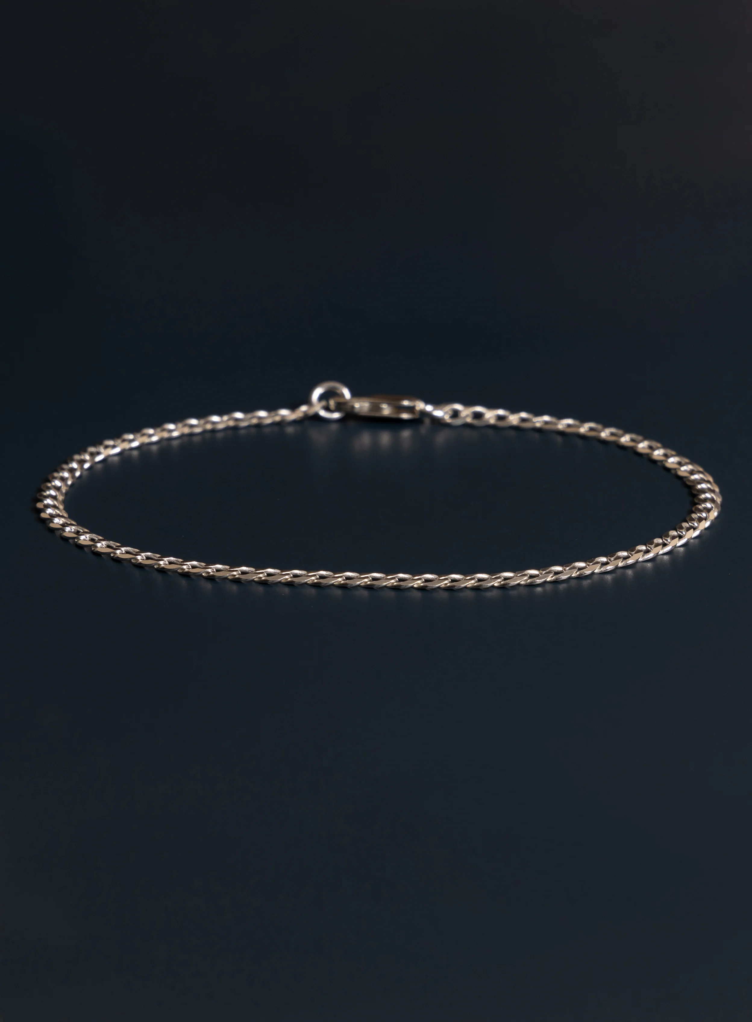 Minimalist 925 Sterling Silver Cuban Links Men's Bracelet - Image 4