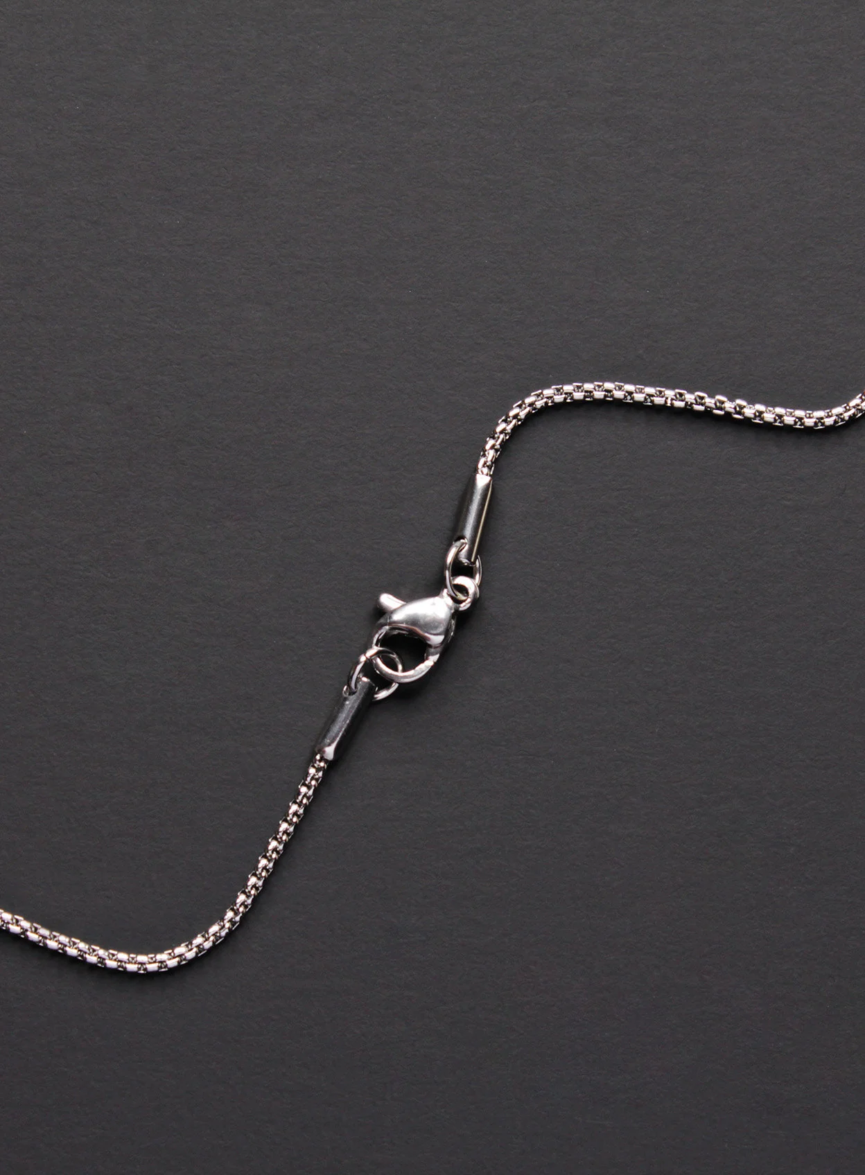 Necklace Set: Silver Rope Chain and Large Silver Cross - Image 7
