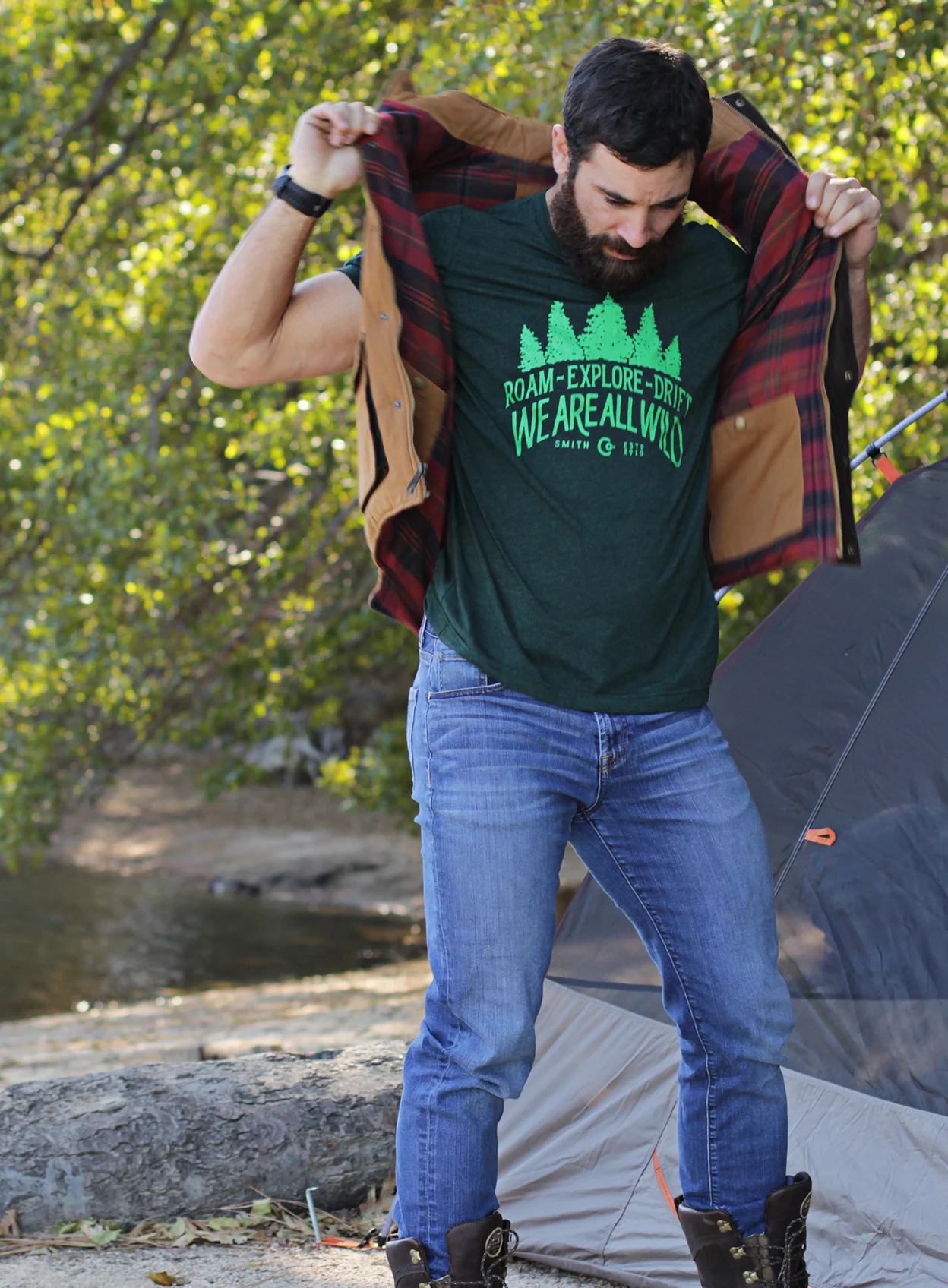 "Roam Explore Drift" Short sleeve t-shirt - Image 3
