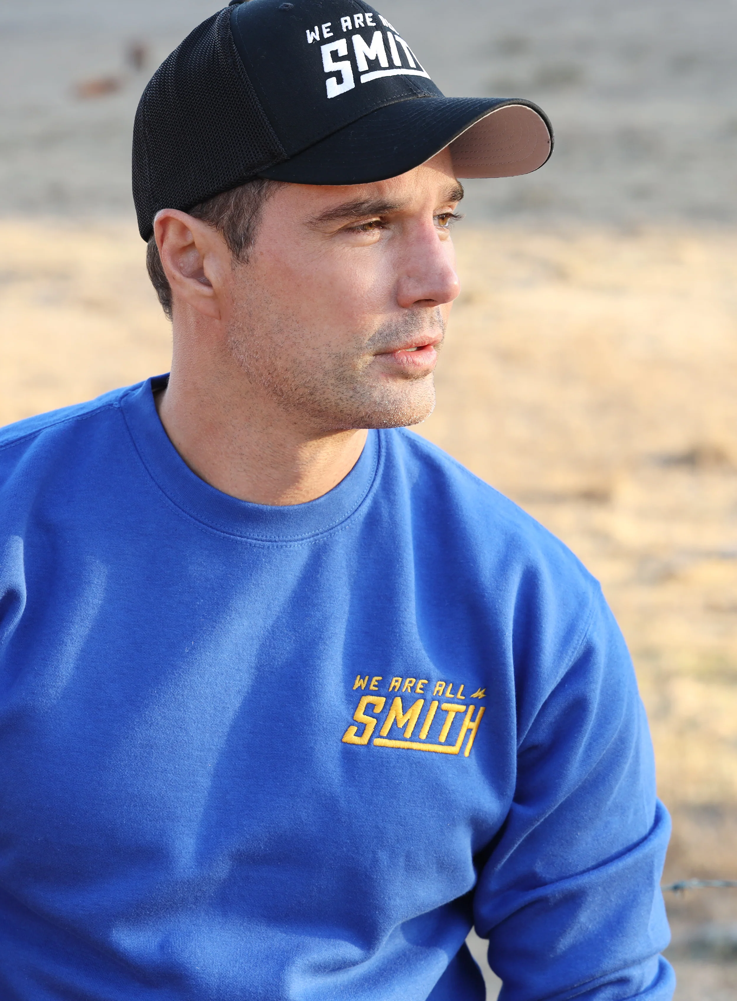 Royal Blue Embroidered WAAS Logo Unisex Sweatshirt - Image 8