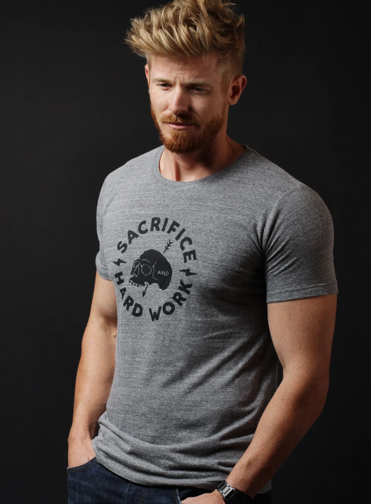 Sacrifice and Hard WorkShort sleeve t-shirt - Image 2