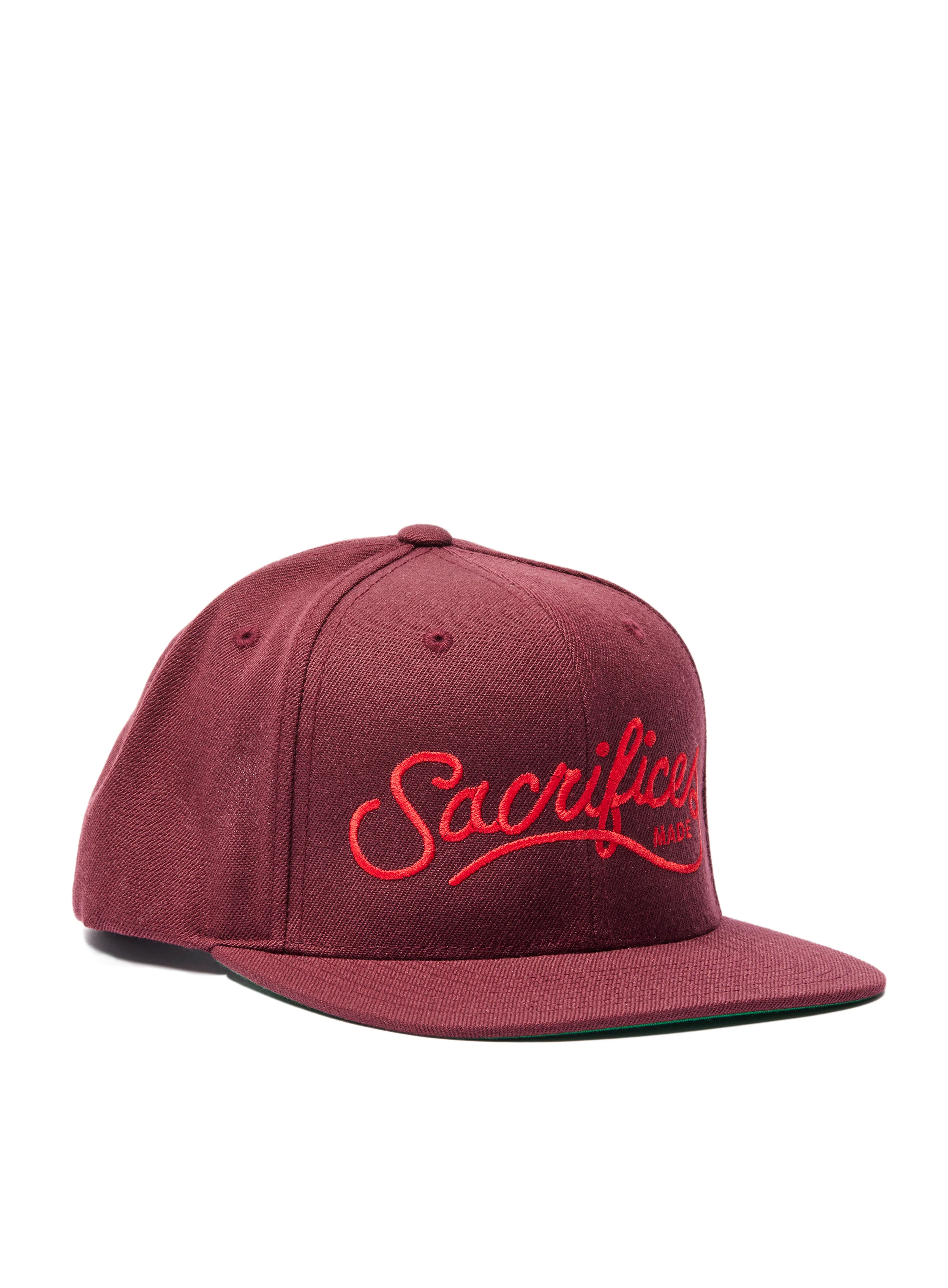 Sacrifices Made - Burgundy Embroidered Hat - Image 4