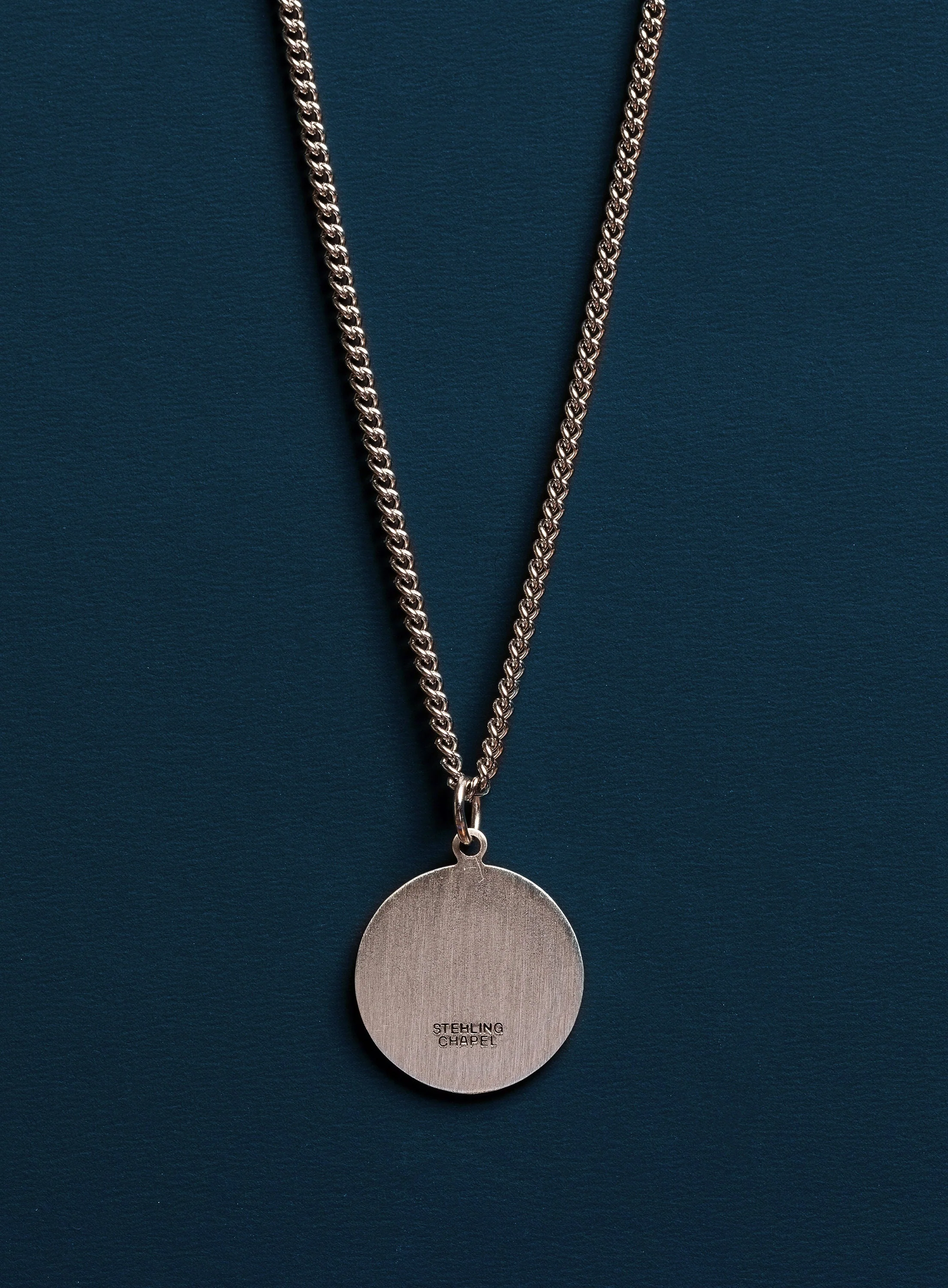 Small Saint Christopher Men's Necklace for Men - Image 5
