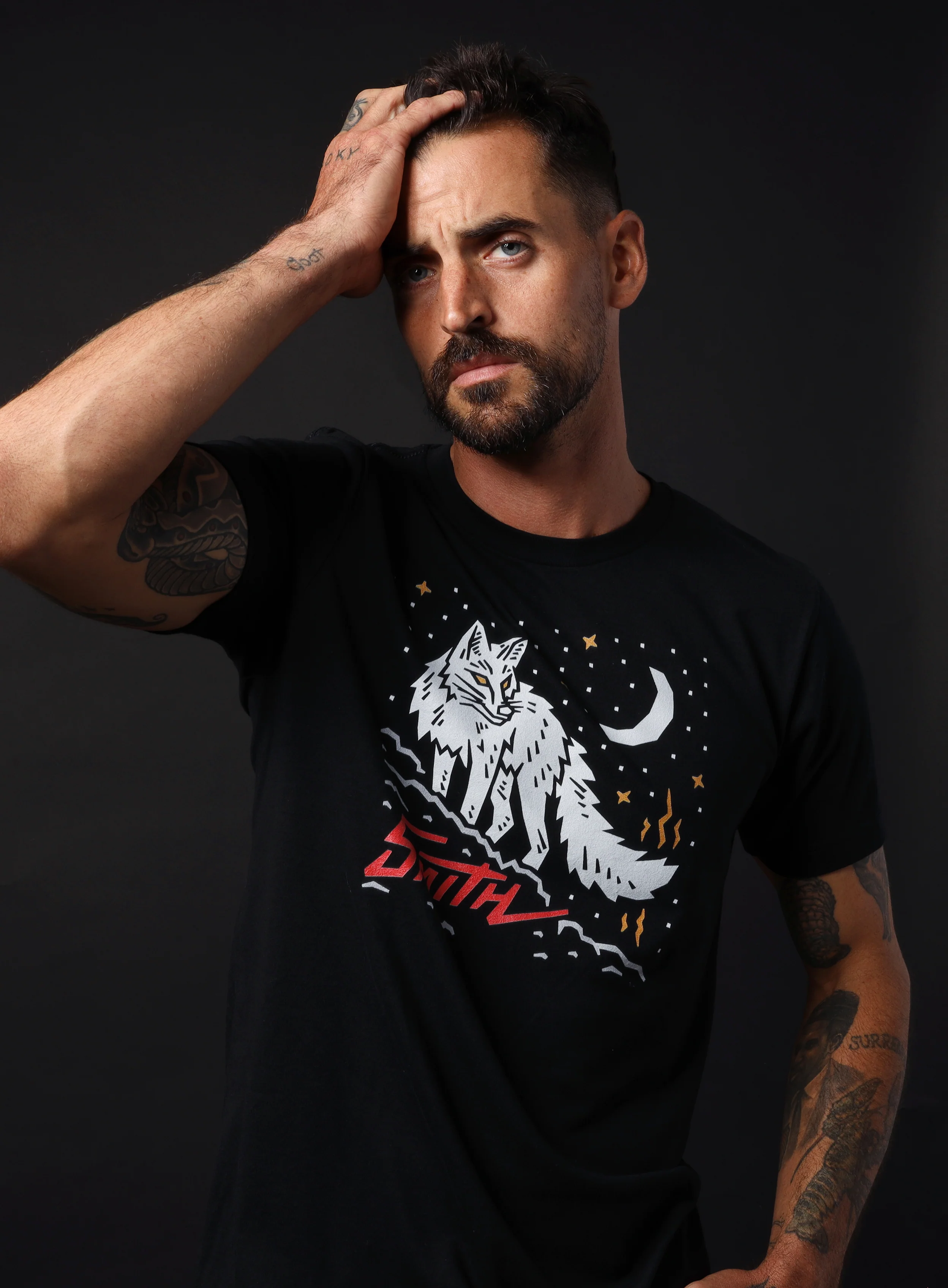 Smith Wolf Black Short Sleeve Unisex t-shirt - Image 6