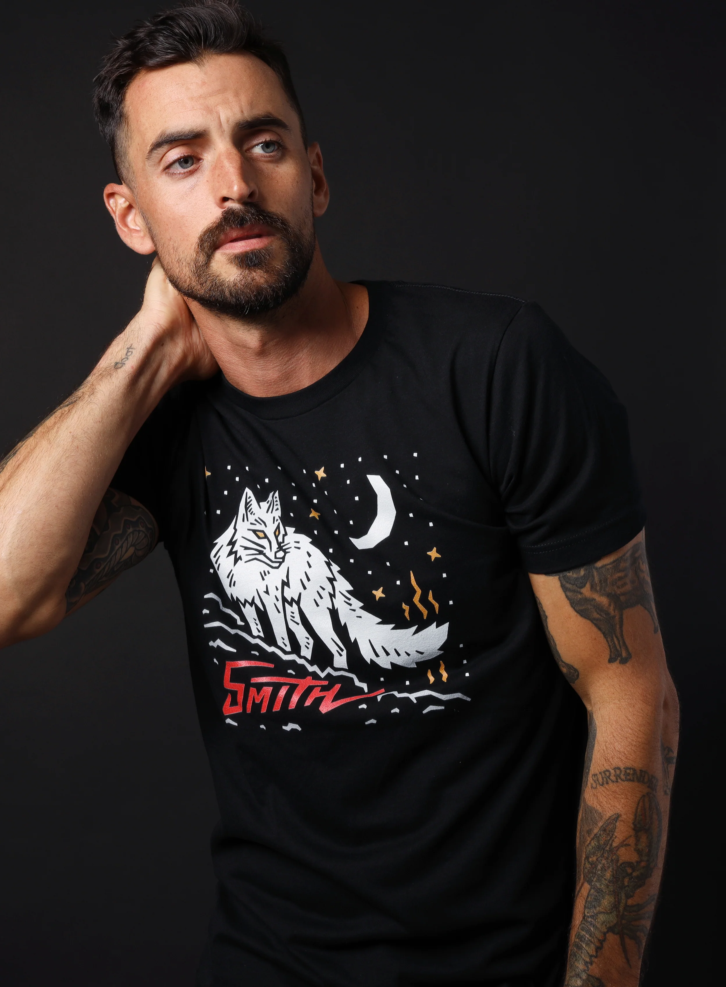 Smith Wolf Black Short Sleeve Unisex t-shirt - Image 7