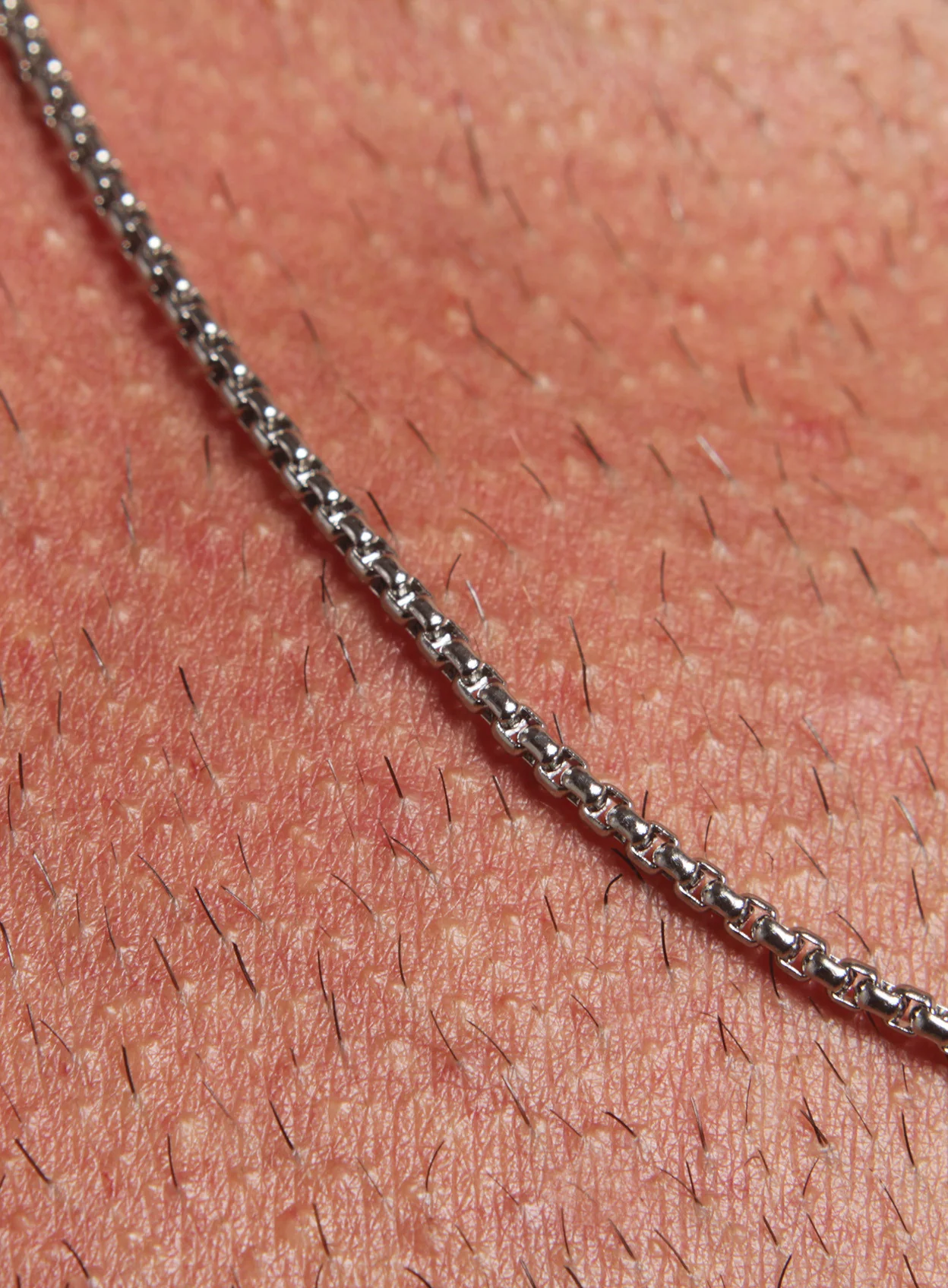 Stainless Steel Box Chain Necklace for Men - Image 4