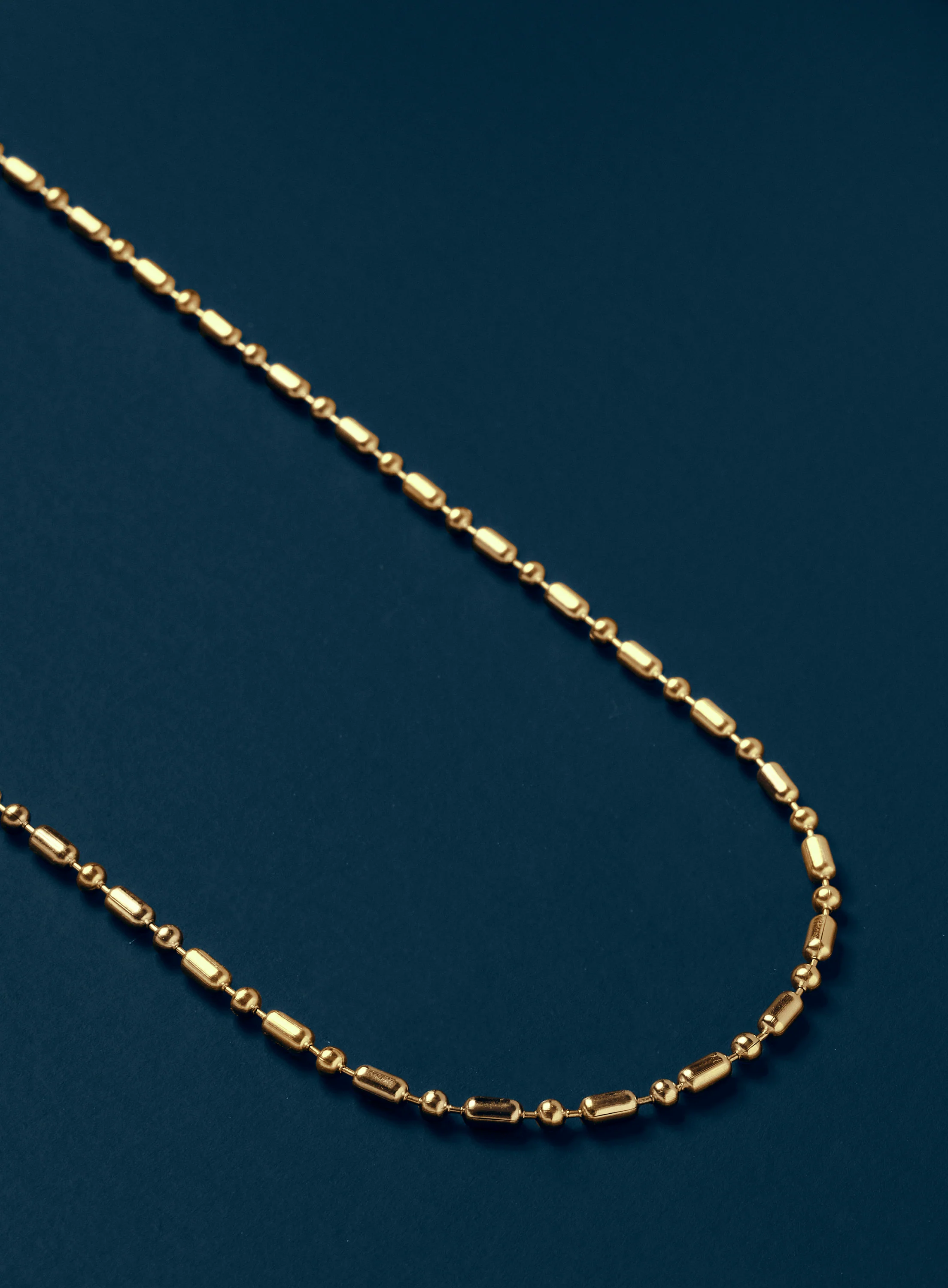 2.5mm 14k Gold Plated 316 Stainless Steel Minimalist Chain - Image 4