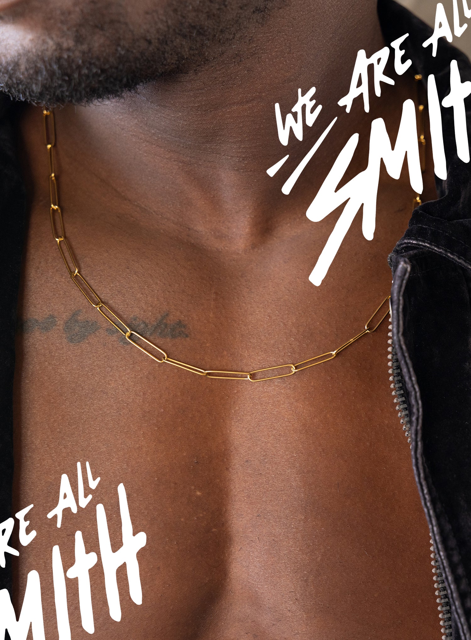 Stainless Steel Gold Plated 5mm Elongated Clip Chain Necklace - Image 4