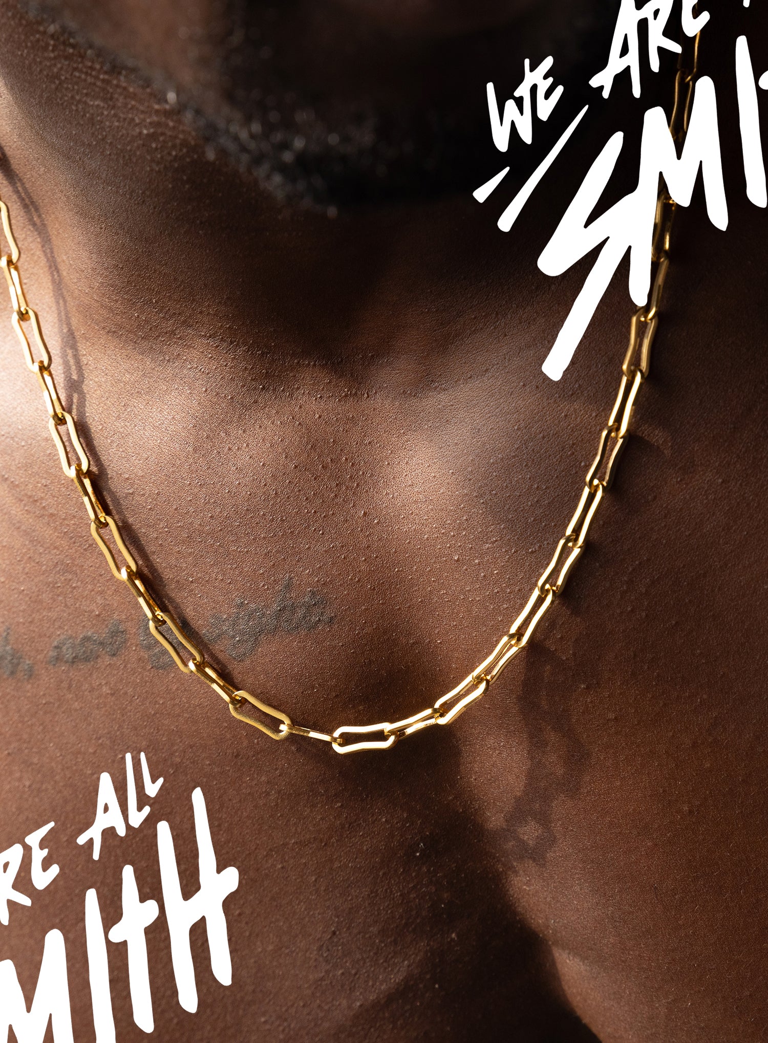 Stainless Steel Gold Plated 6mm Men's Cable Chain Necklace - Image 2