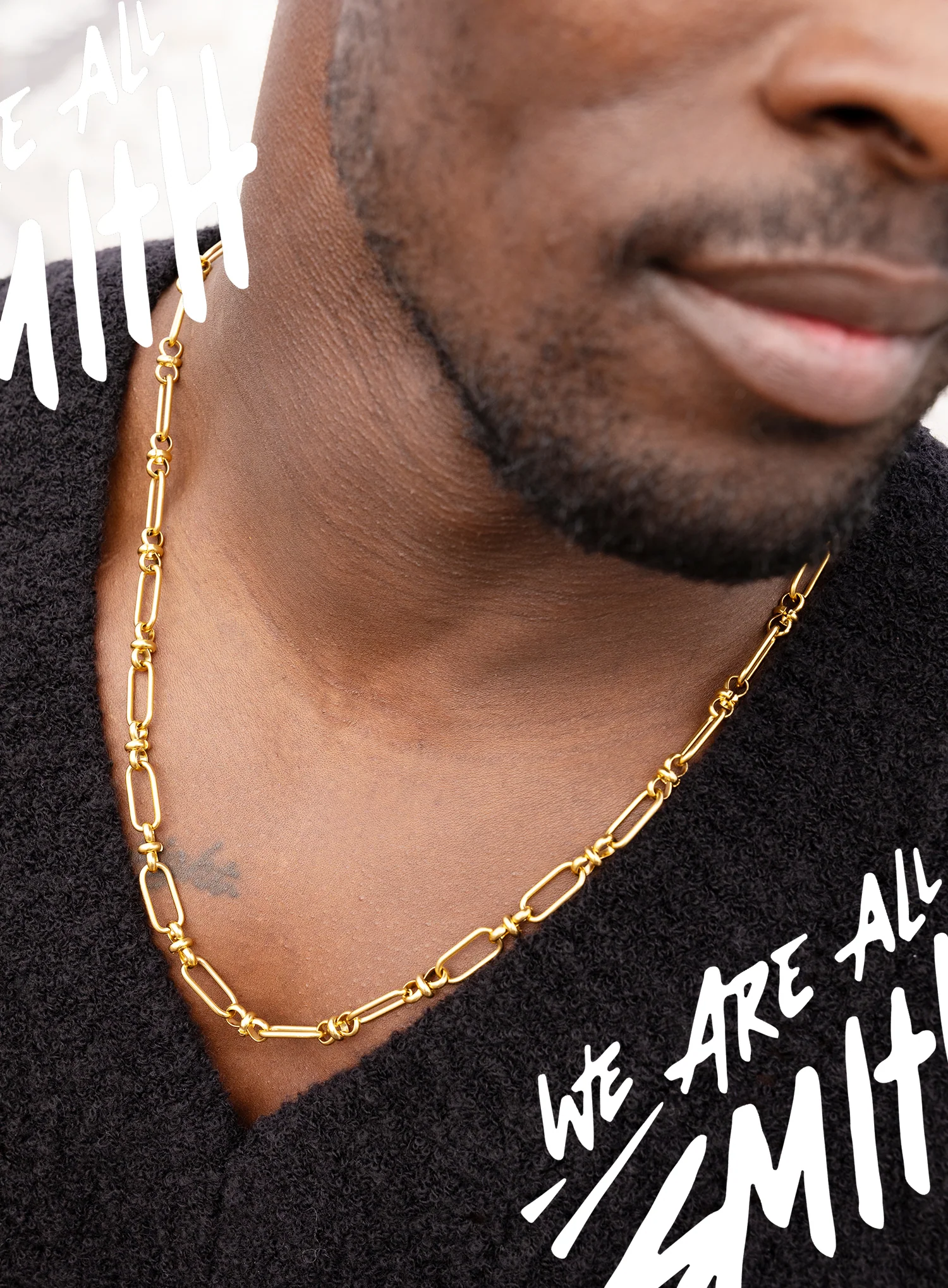 Stainless Steel Gold Plated 8mm Oval Cable Chain - Image 5