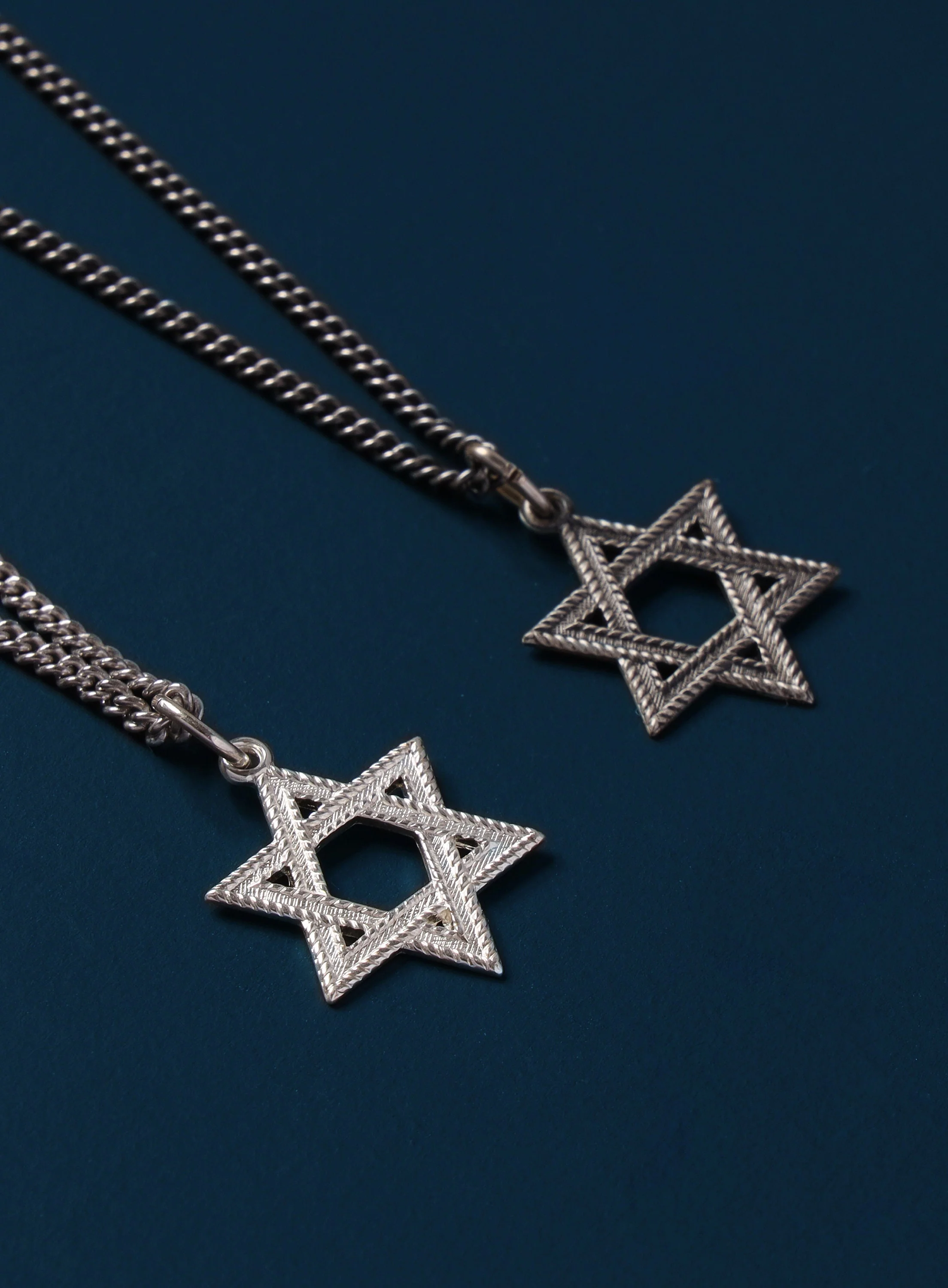 Star of David Sterling Silver Pendant Necklace - Image 4