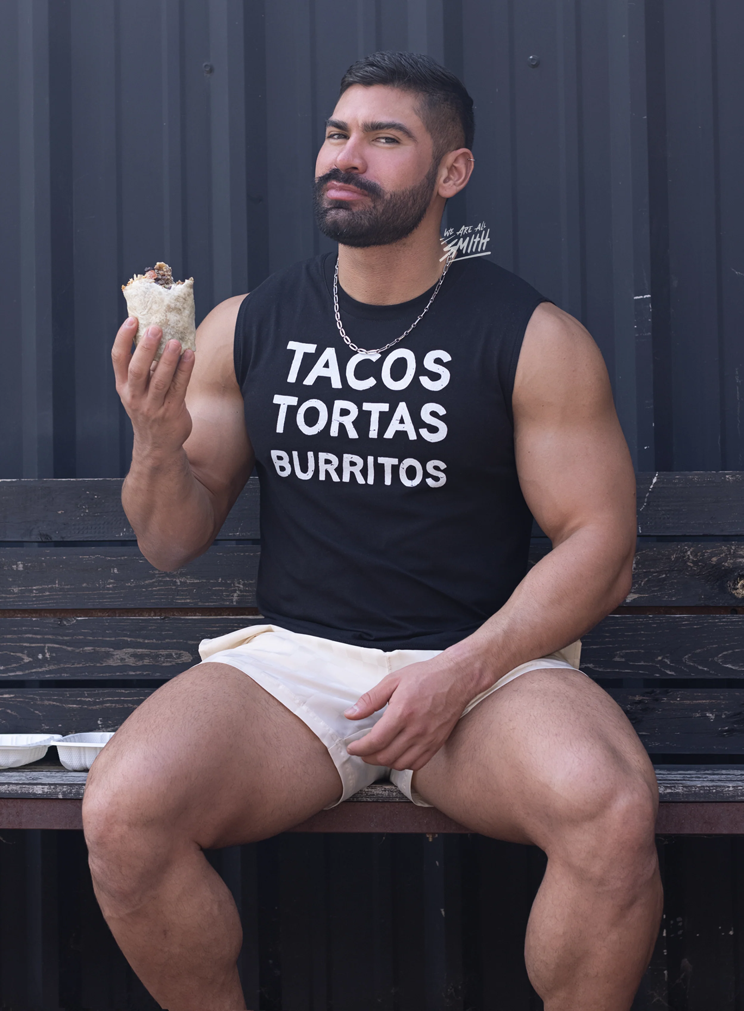 Tacos Tortas Burritos Muscle Shirt (WAAS X NOT LOCAL)