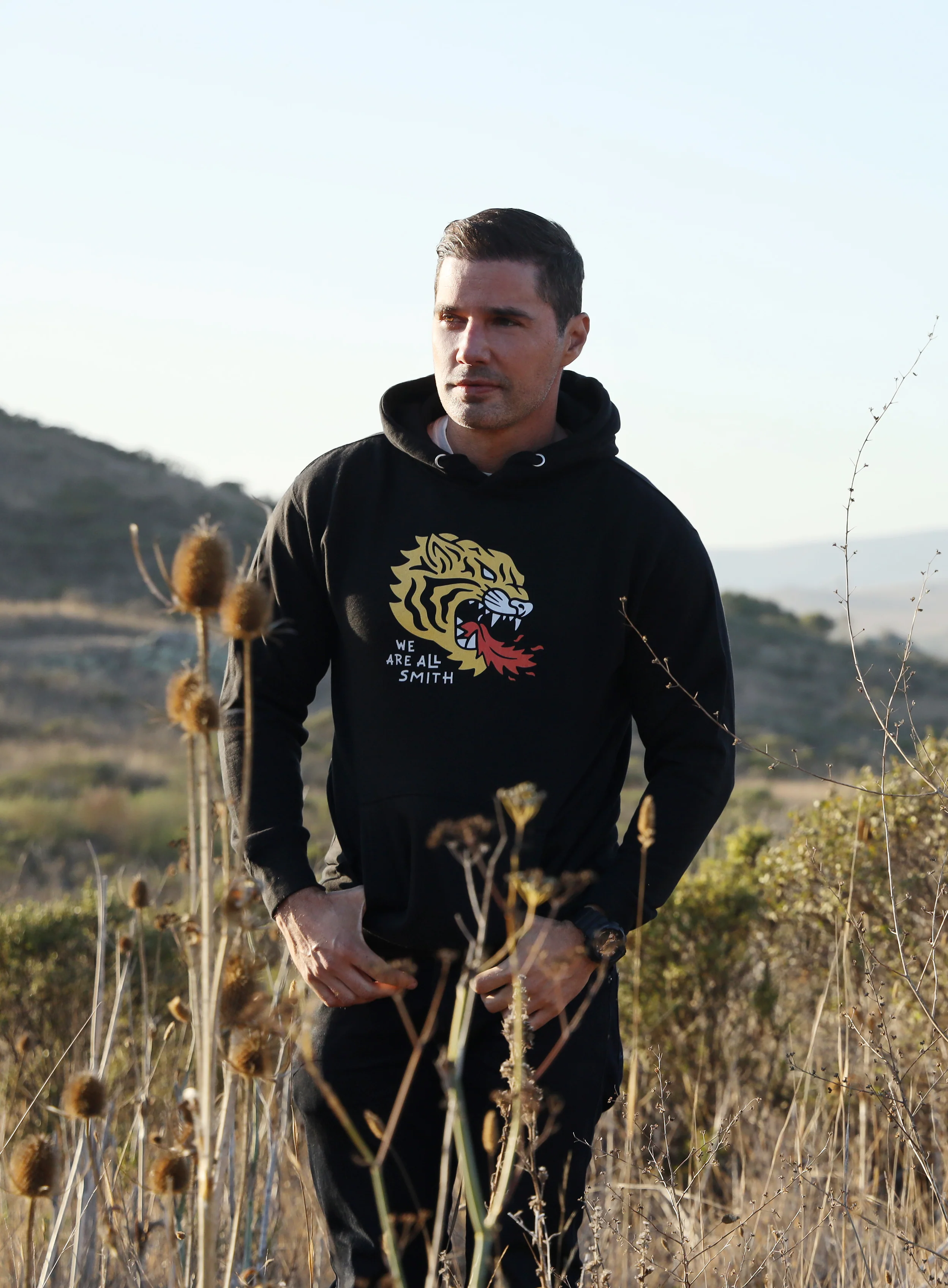 We Are All Smith Tiger Black Unisex Hoodie