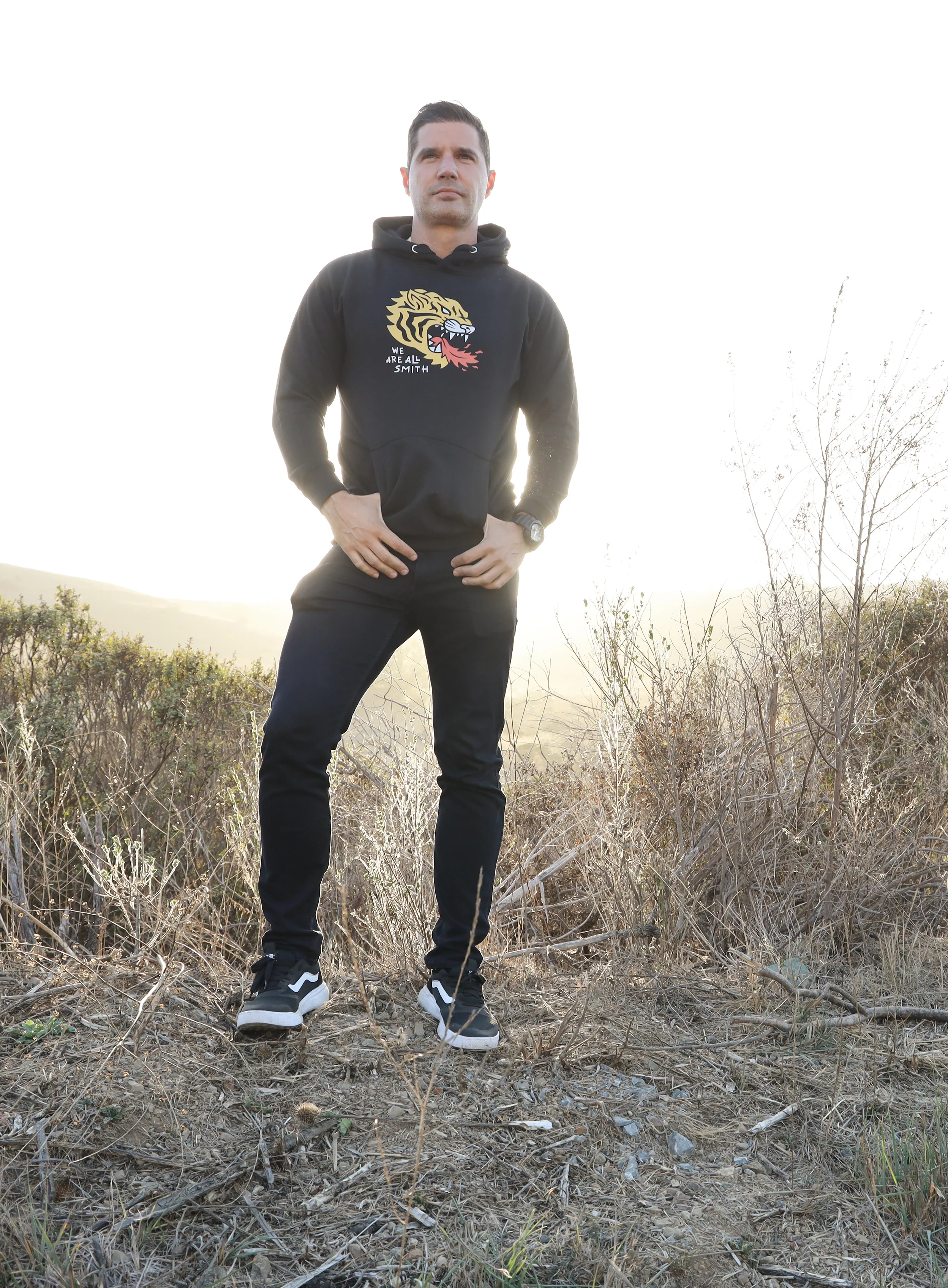 We Are All Smith Tiger Black Unisex Hoodie - Image 7