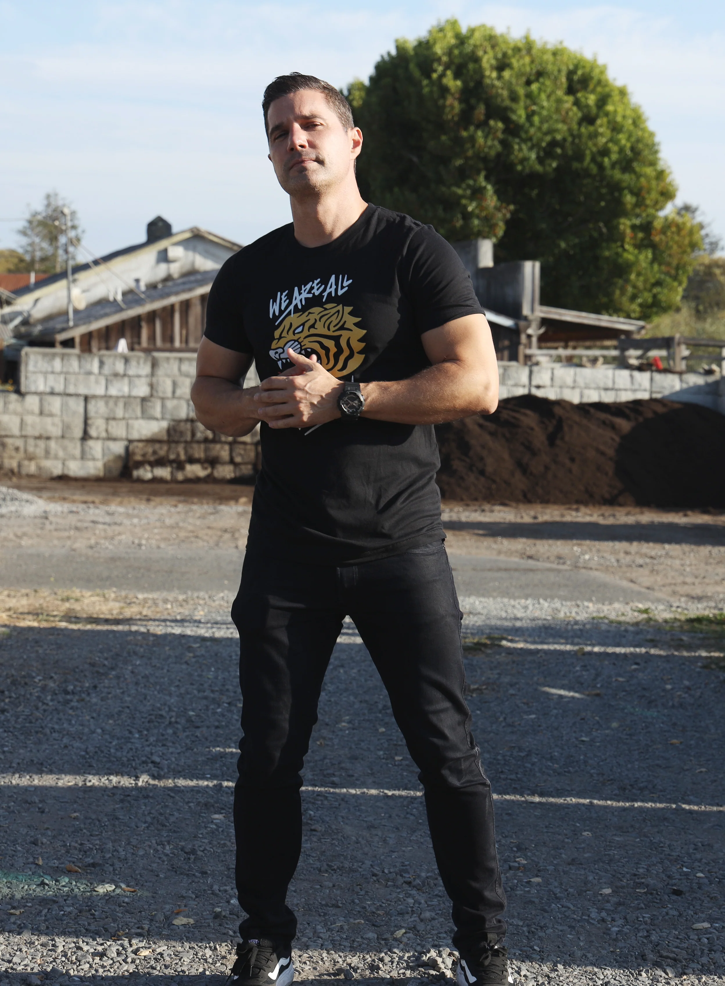 We Are All Smith Tiger Short Sleeve Black Unisex t-shirt - Image 7