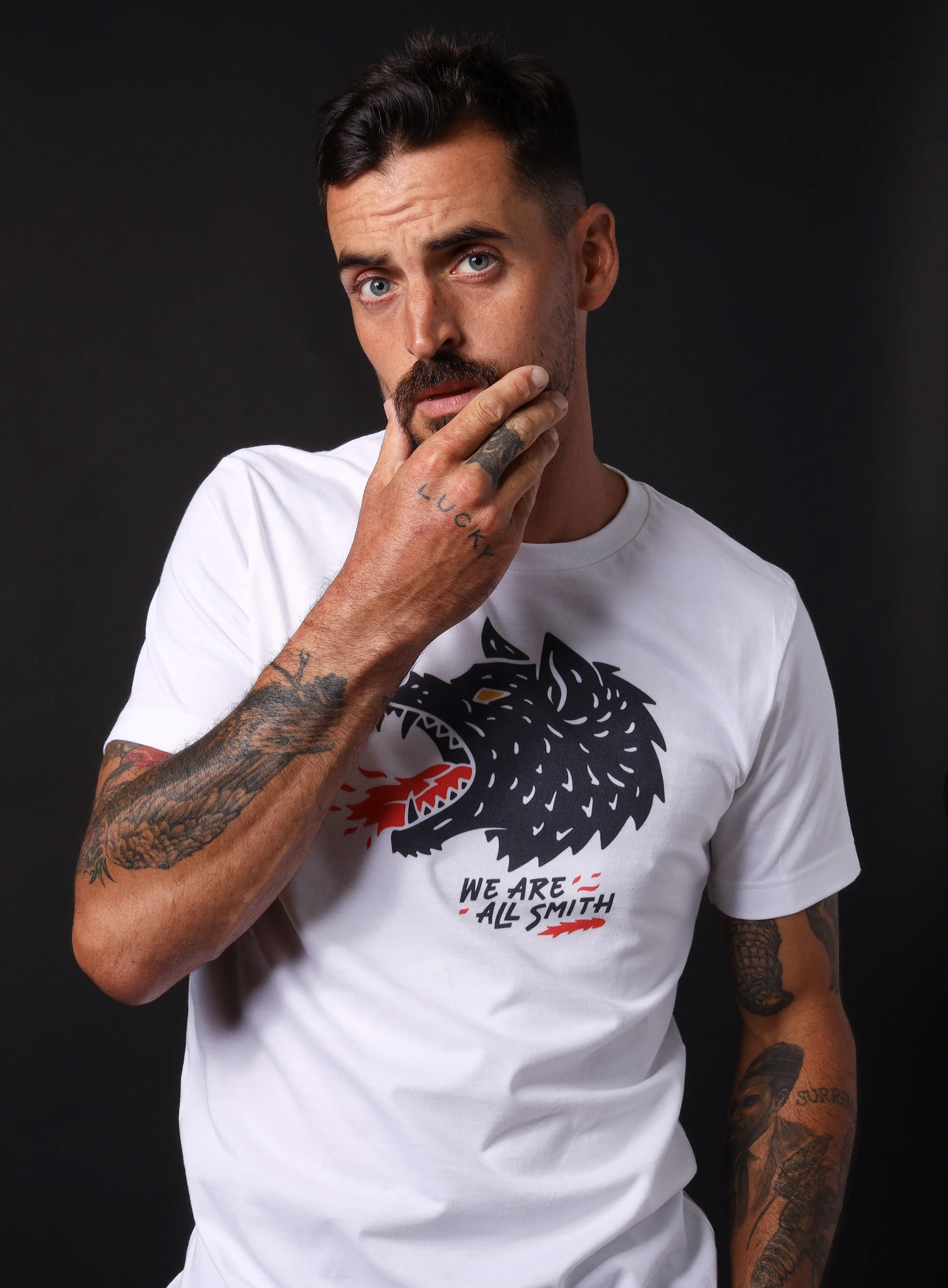 Unisex Wolf whie short sleeve t-shirt - Image 6