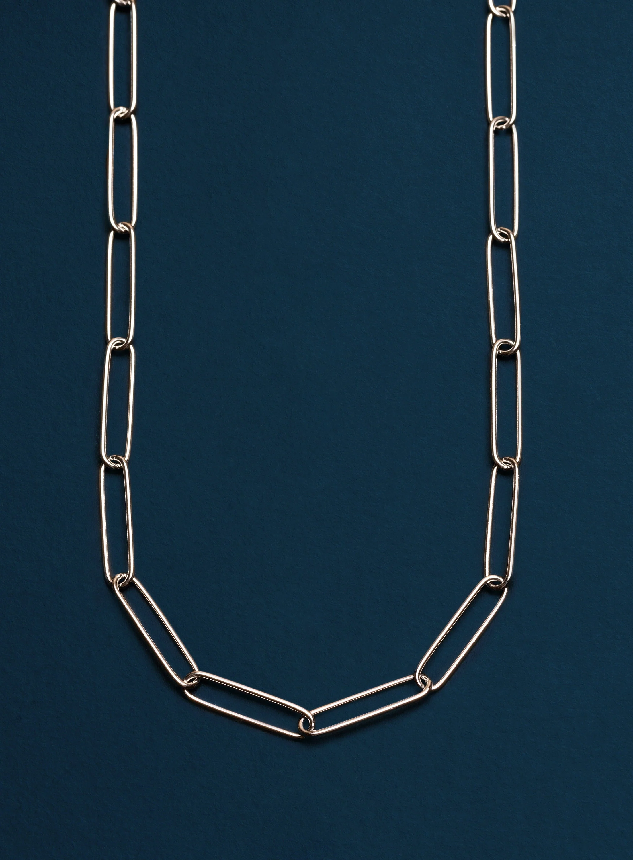 Waterproof 5mm Elongated Cable Clip Style Chain Necklace - Image 2