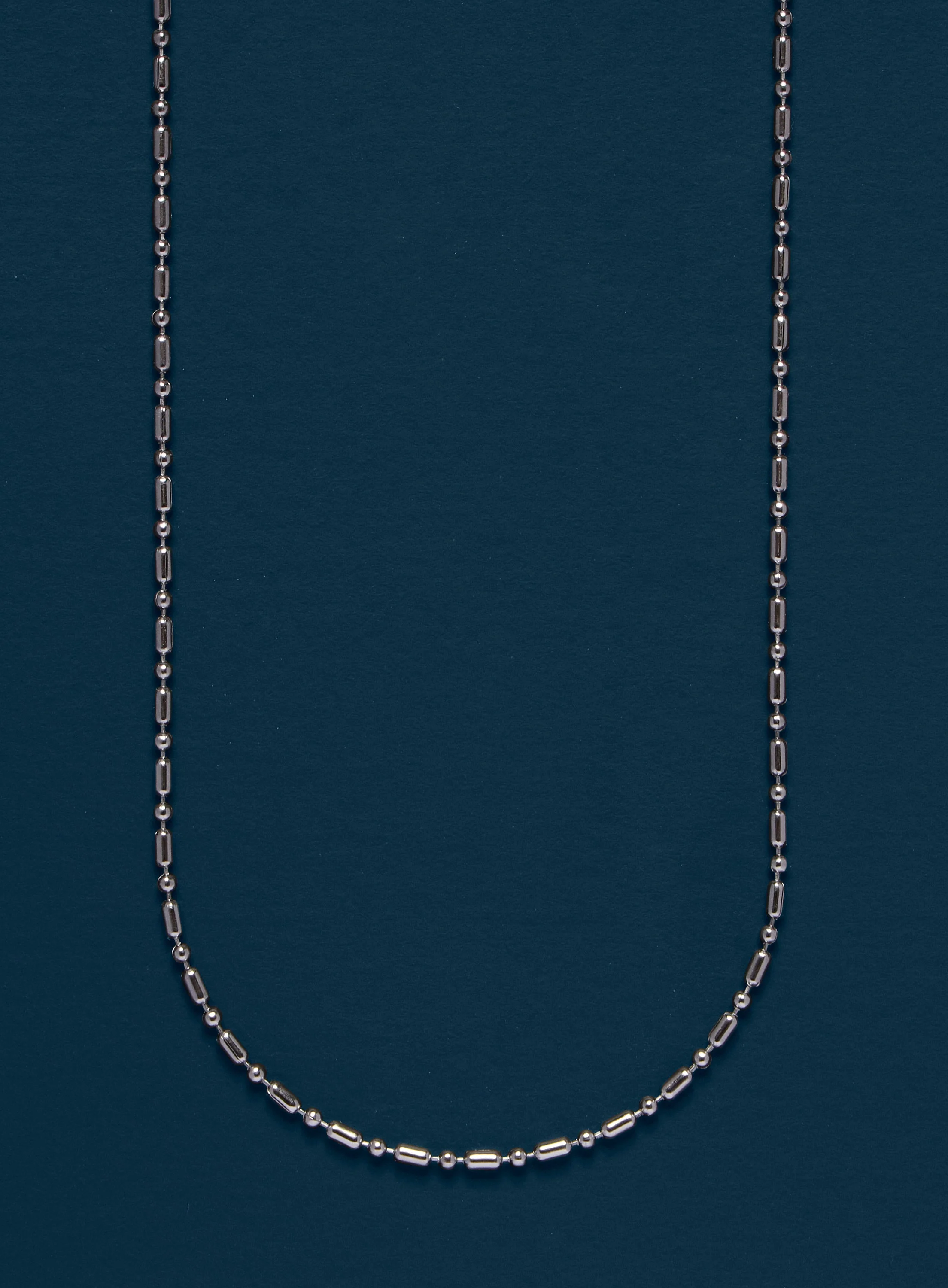 Waterproof 1mm Stainless Steel Minimalist Chain Necklace for Men - Image 2