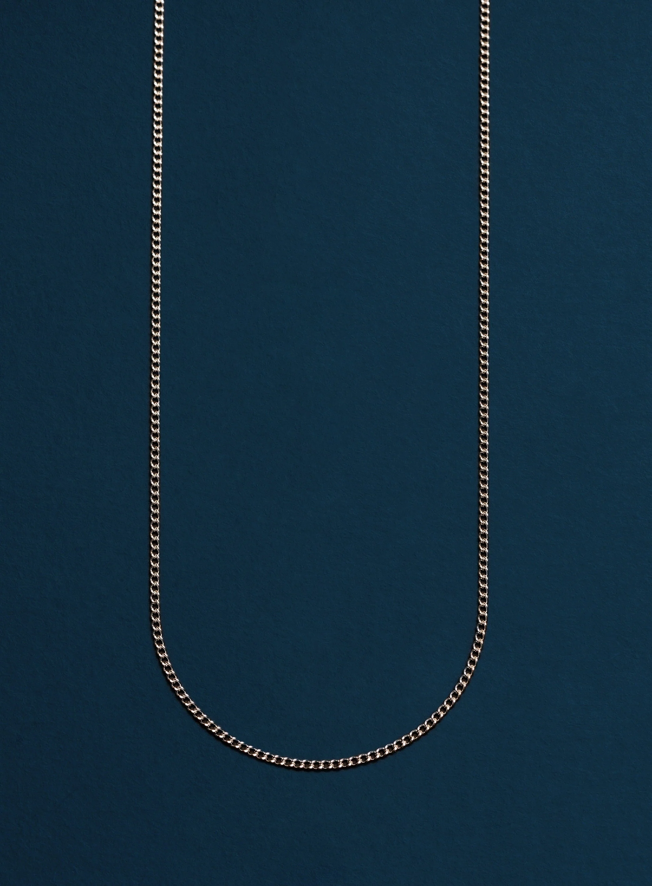 WaterproofStainless Steel Thin 1.5 Curb Chain for Men - Image 2