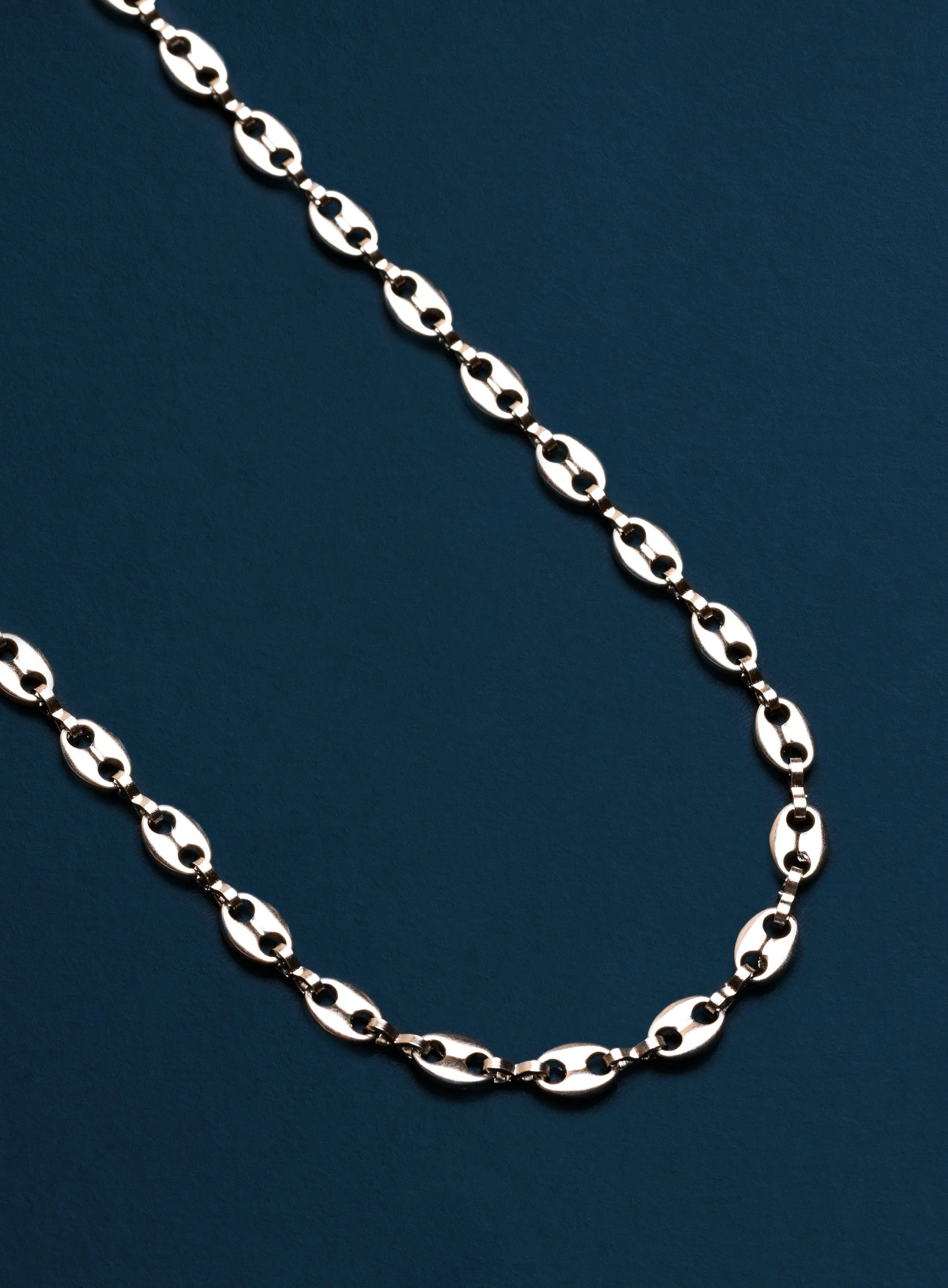 Waterproof 5mm Mariners Chain 316L Stainless Steel Necklace for Men - Image 4