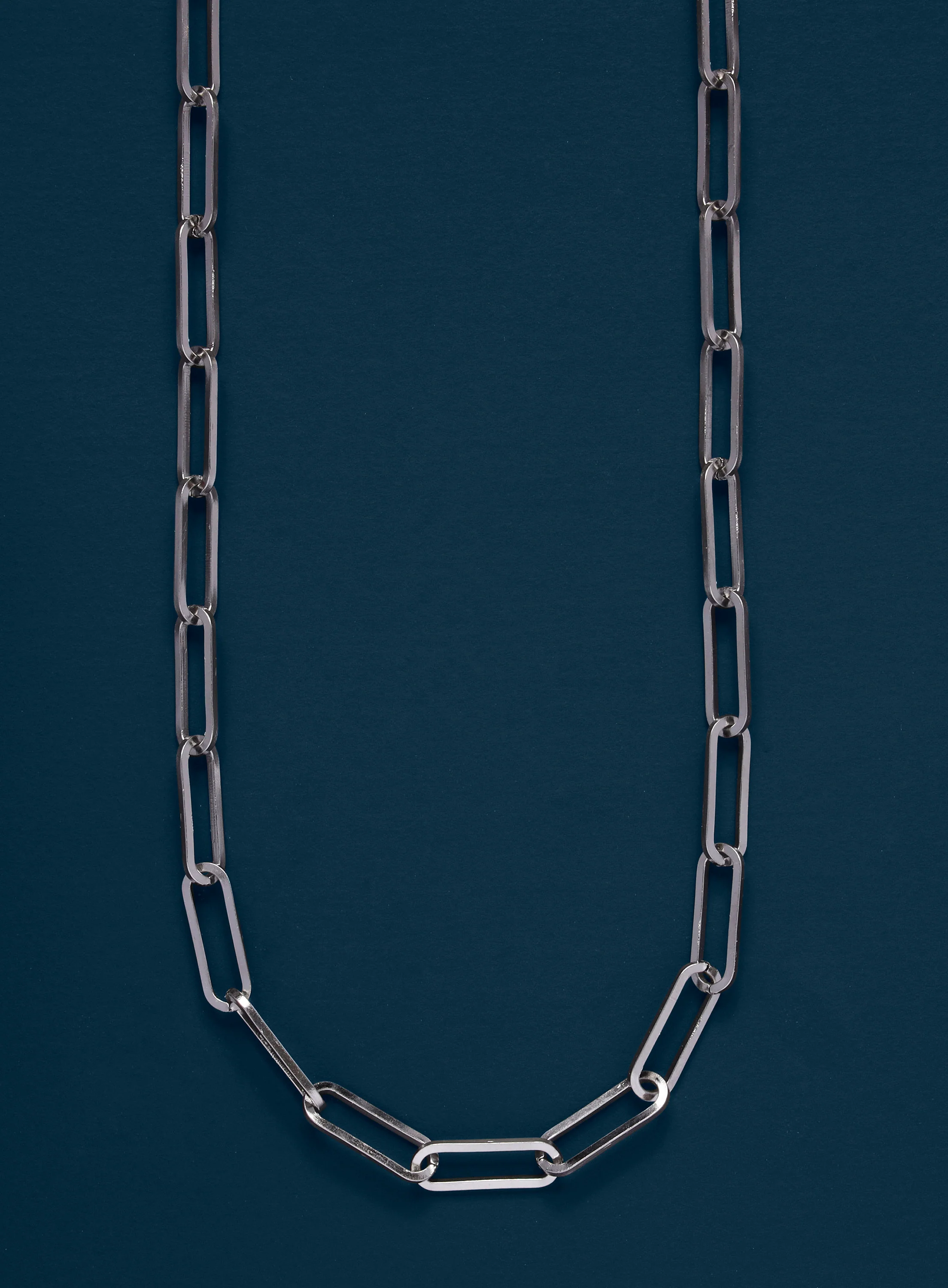 Waterproof Clip Style Cable Link Necklace for Men - Image 2