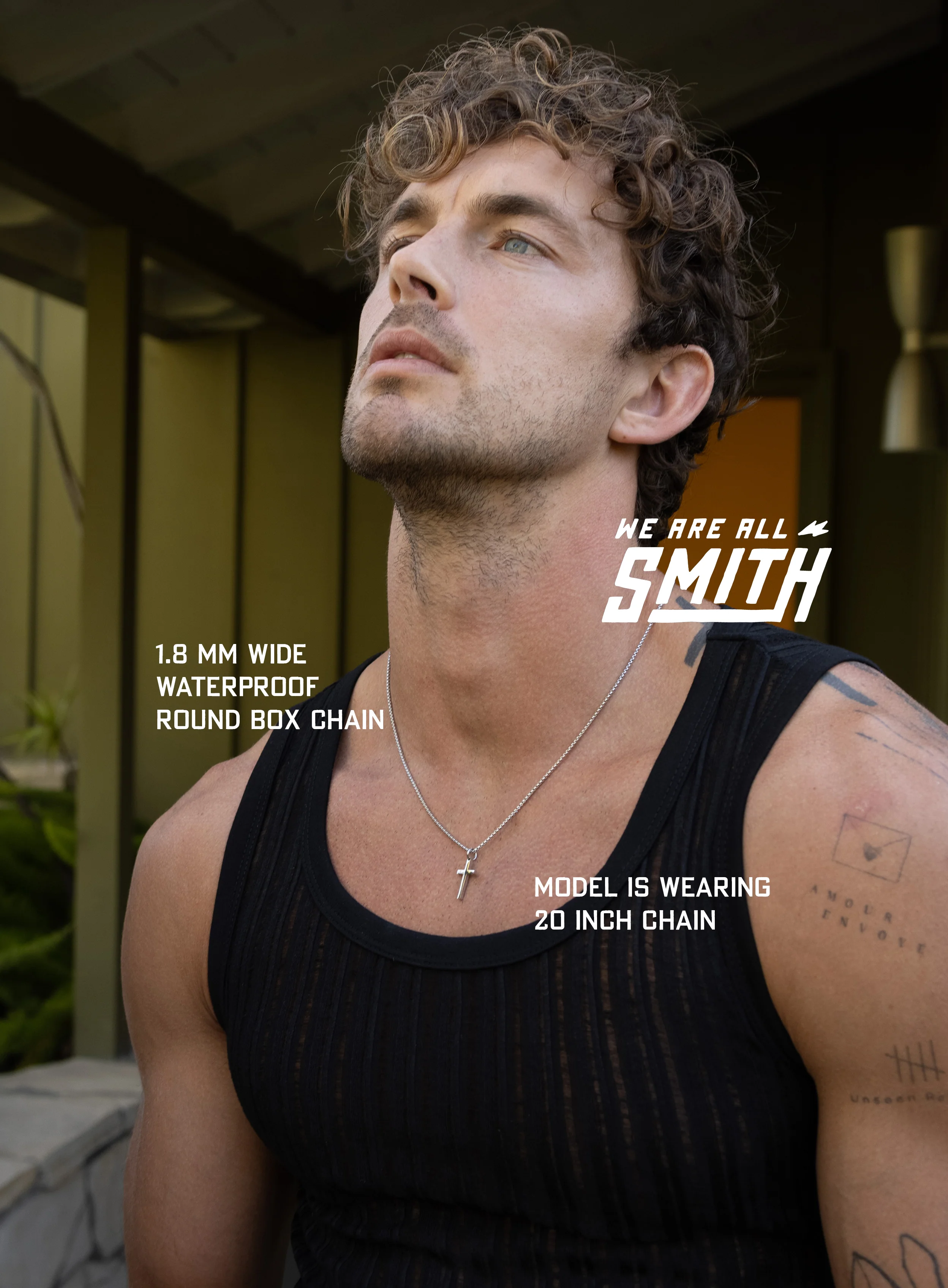 Waterproof Cross Necklace for men - Image 4