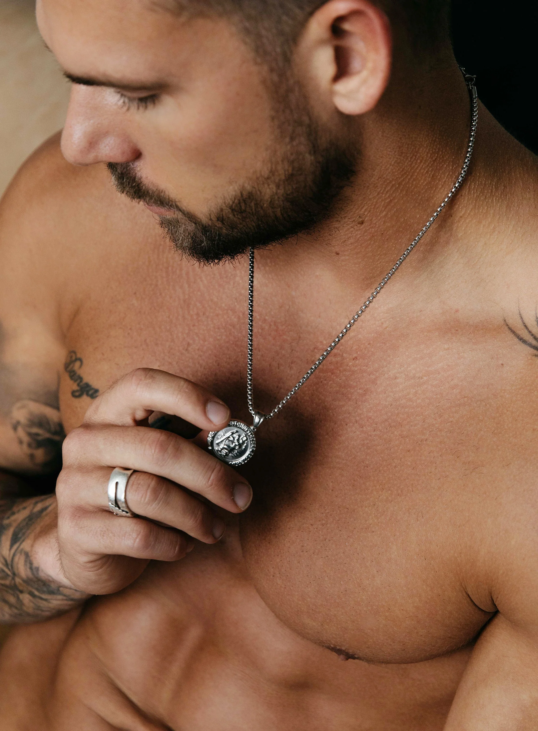 Waterproof Saint Christopher Necklace 5 Way Set - Image 4