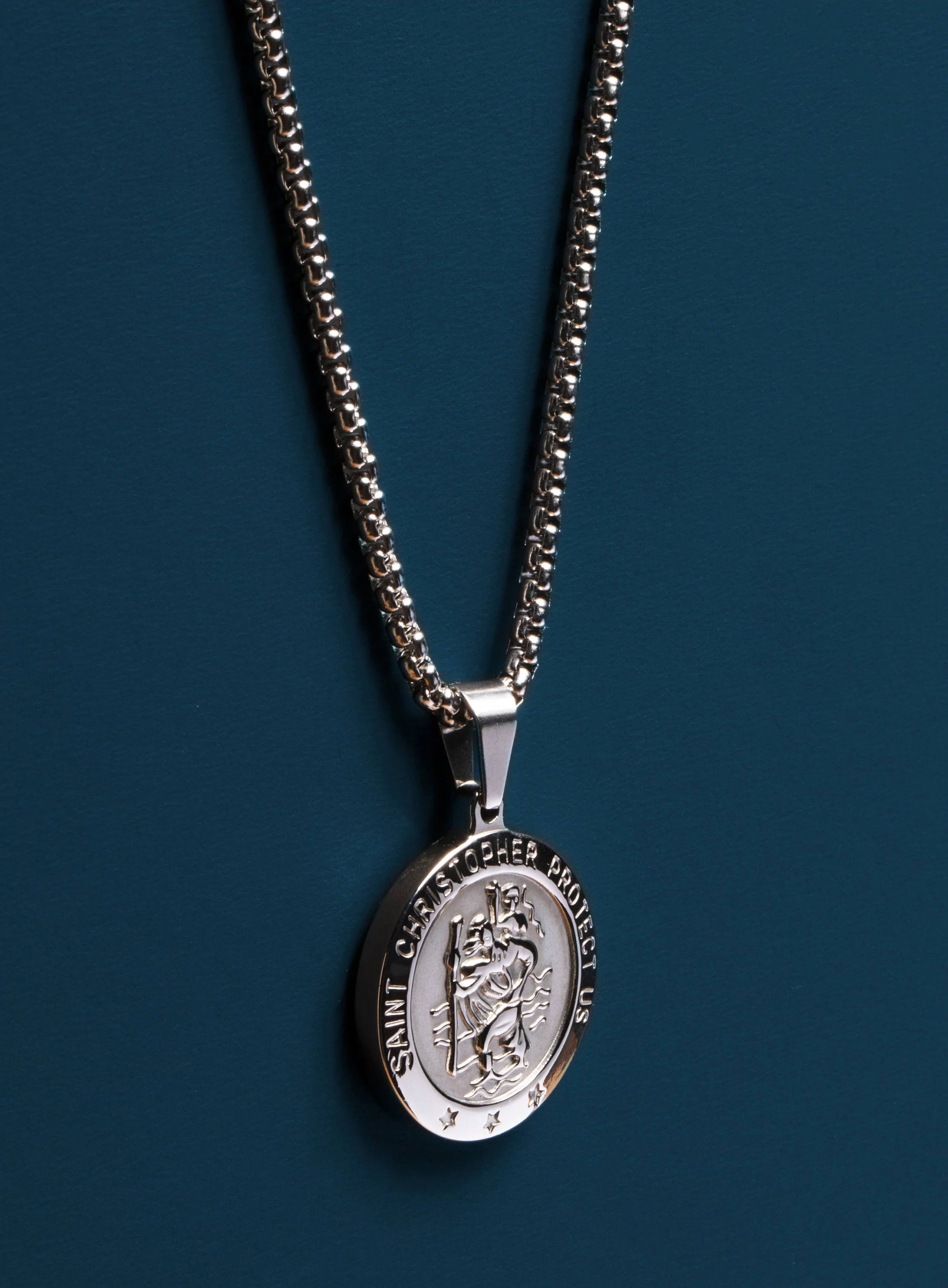 Waterproof Saint Christopher Necklace for Men - Image 12
